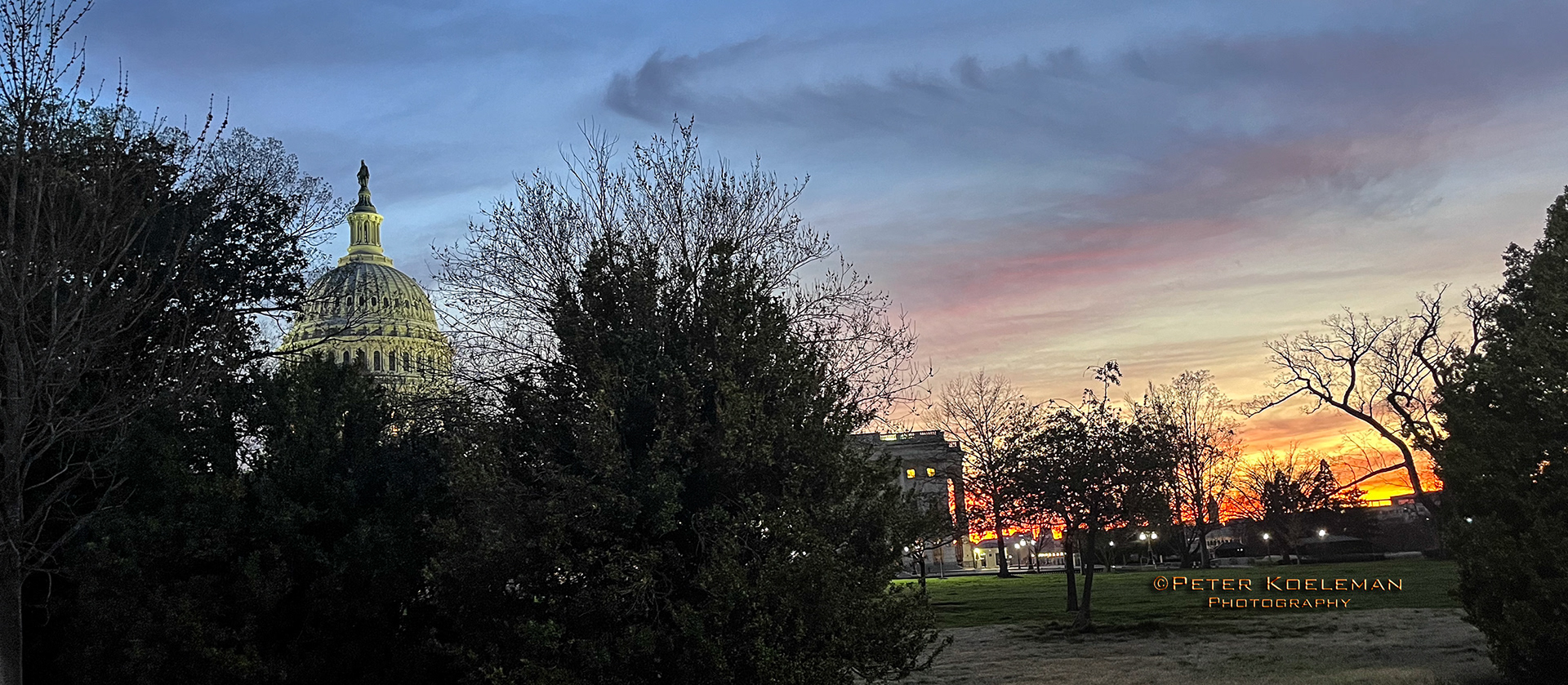 US Capitol at Sunset - Washington D.C.