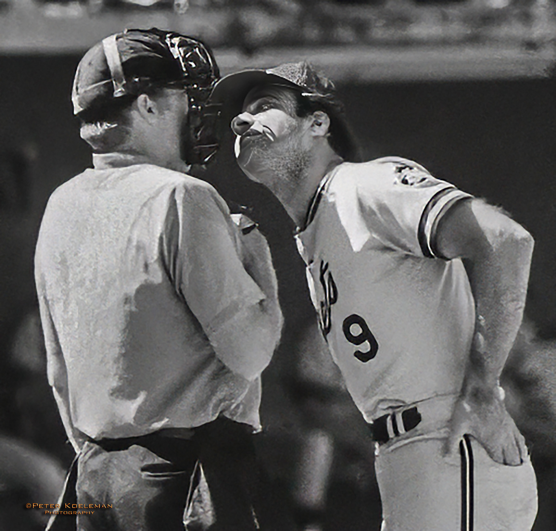 NY Mets Manager, Joe Torre, gets into with the home plate umpire. Torre was ejected - 1979