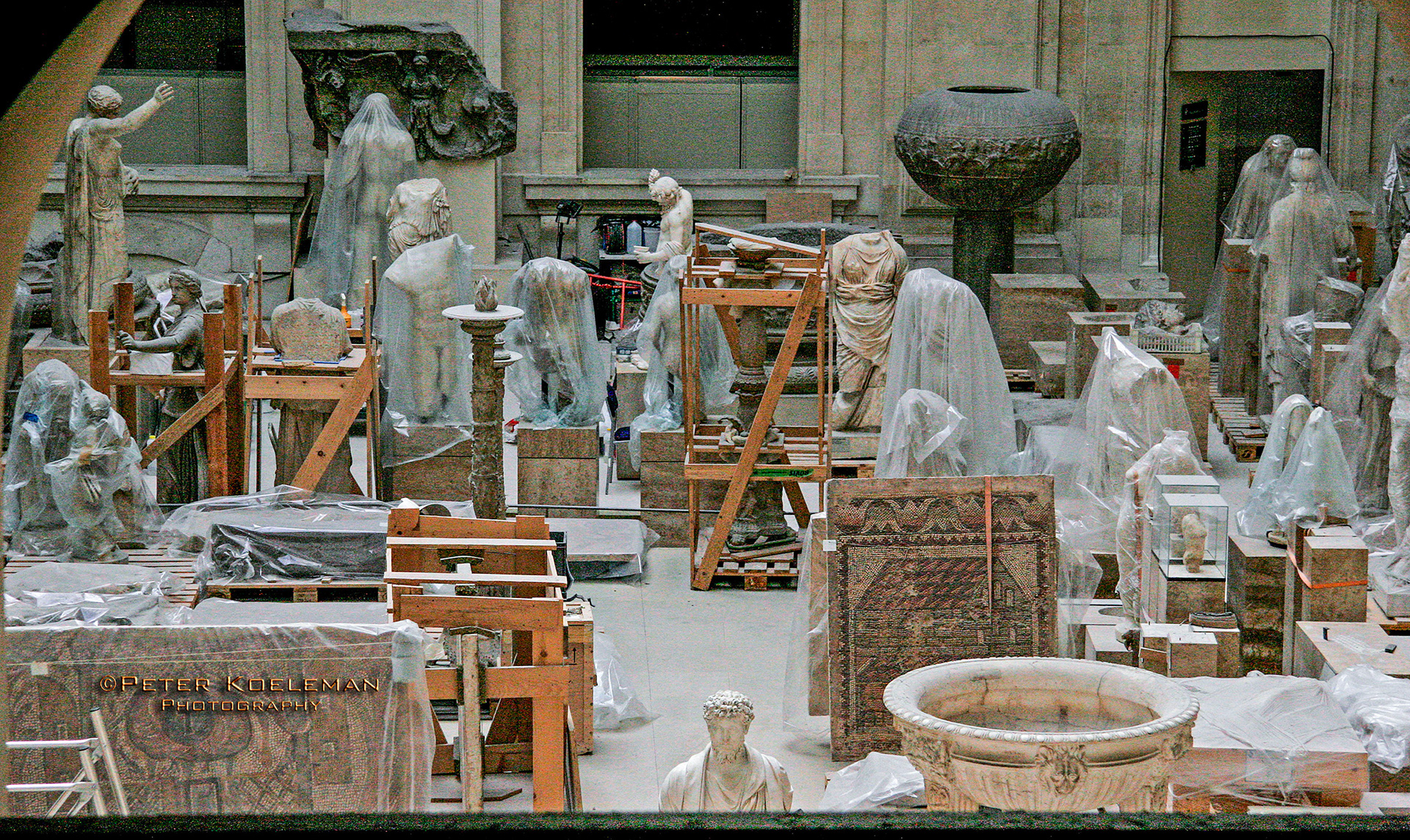 Restoration Room in the Louvre - Paris