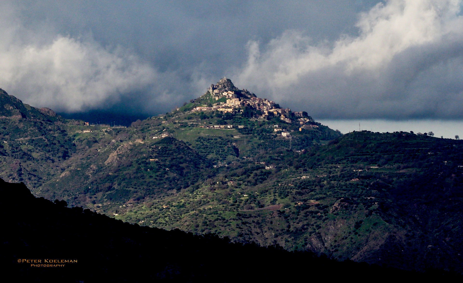 City on a Hill in Souther Italy