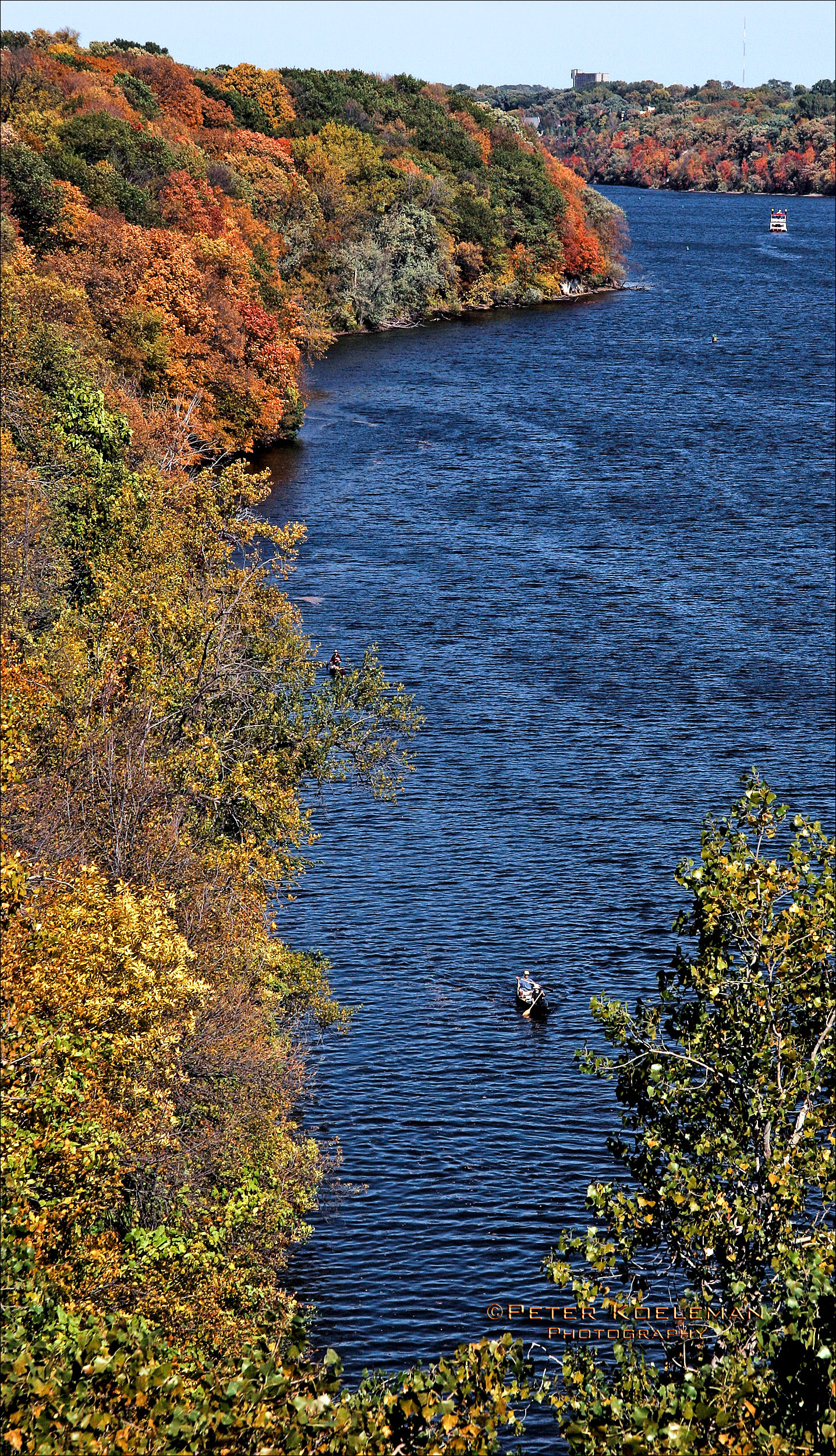 Autumn Colors on the Mississippi River, MN