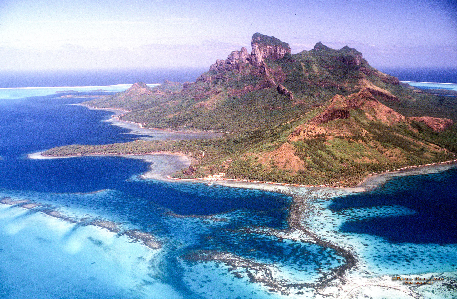 Bora Bora from the Air