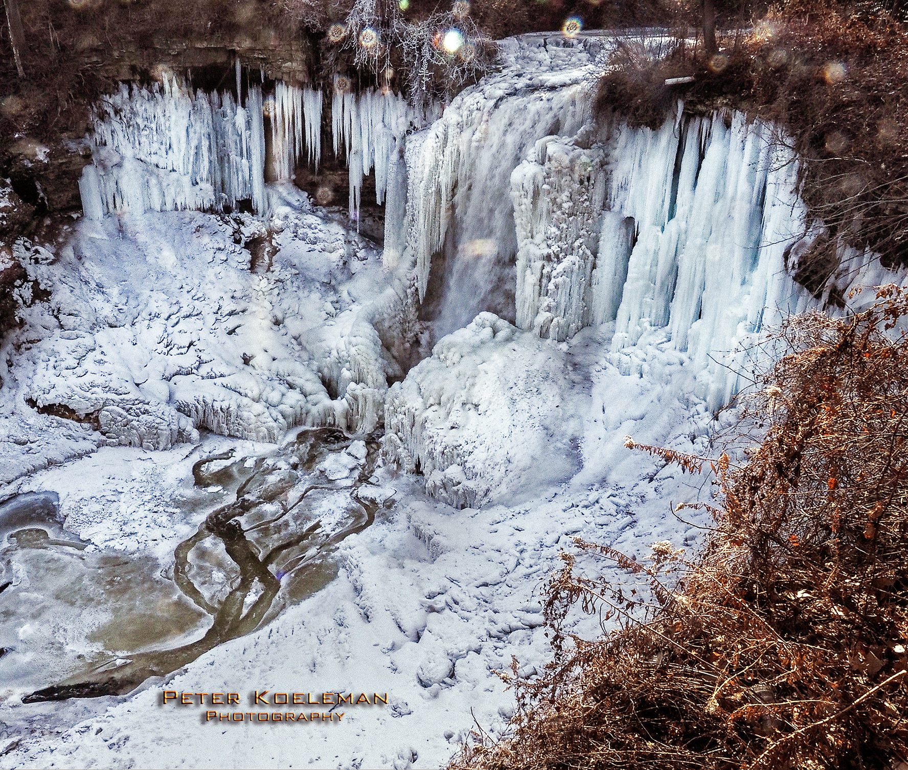 Minnehaha Falls in WInter - Minneapolis, MN