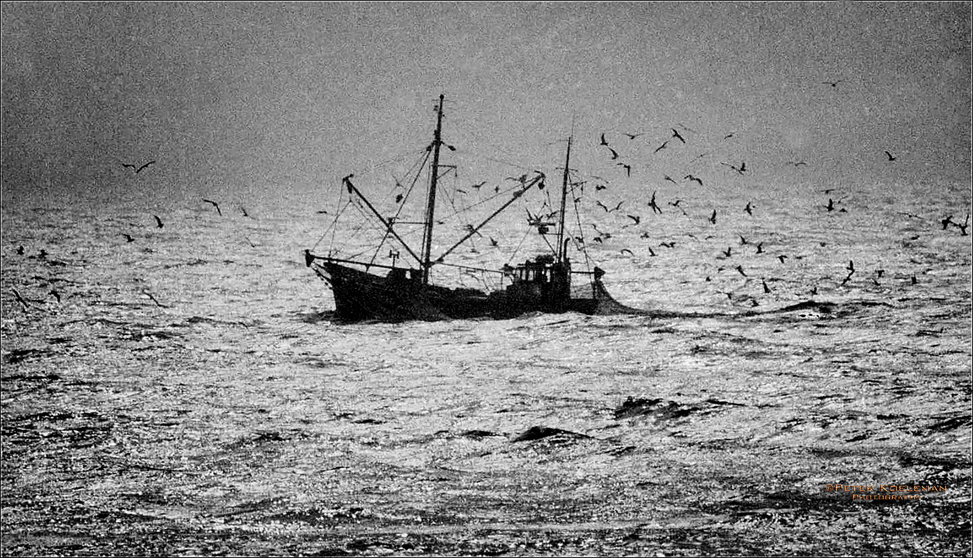 Fishing Boat off the Coast of Scheveningen