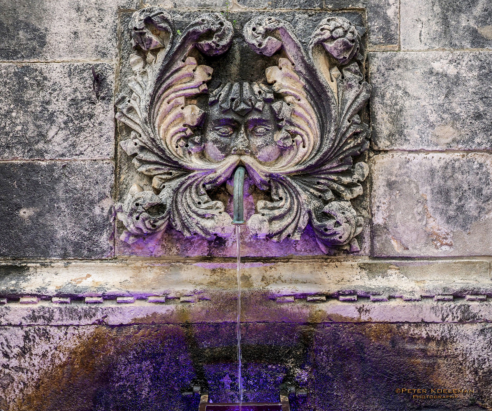 Onofrio's Fountain Detail - Dubrovnik
