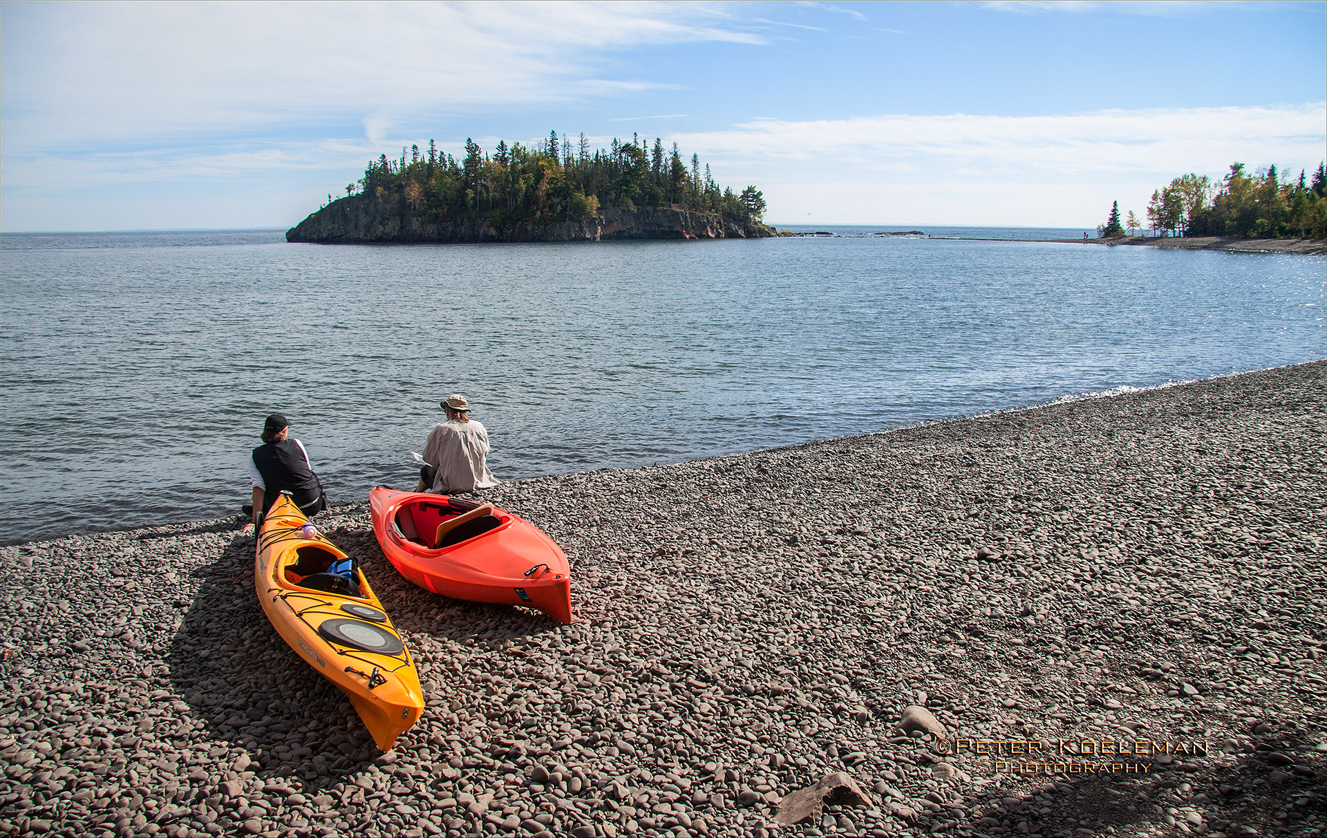 Kayaking on Lake Superior