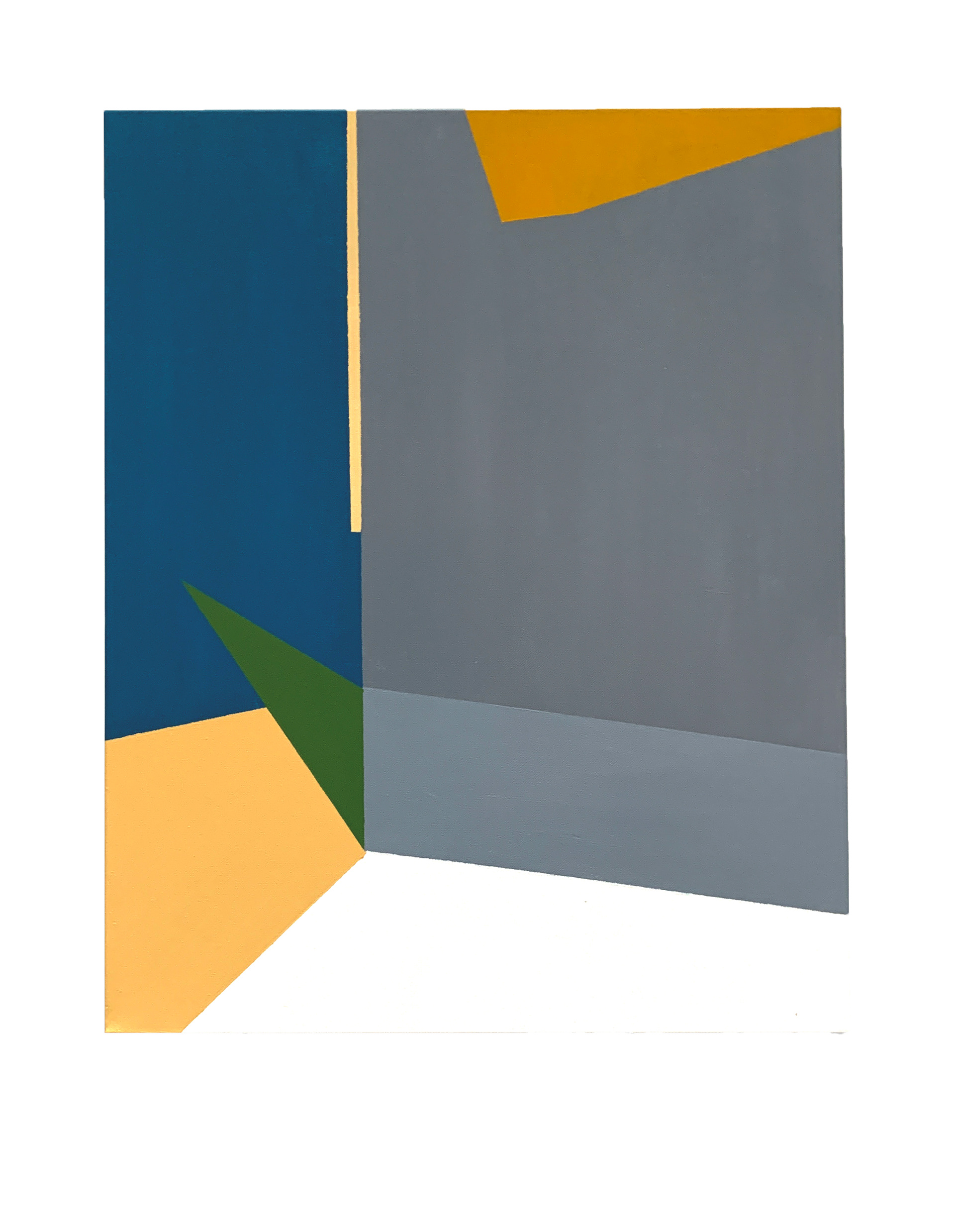 Untitled, 2021. Acrylic on canvas, 24 x 30 inches.