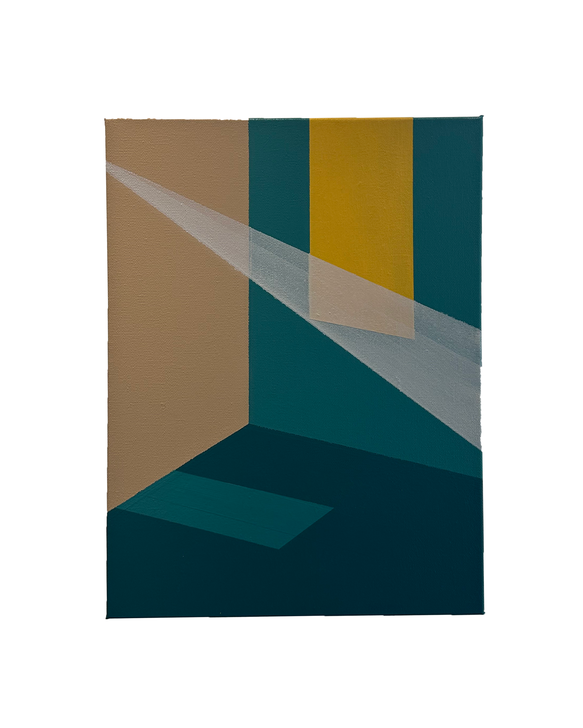 Untitled, 2023. Acrylic on canvas, 12x16 inches.