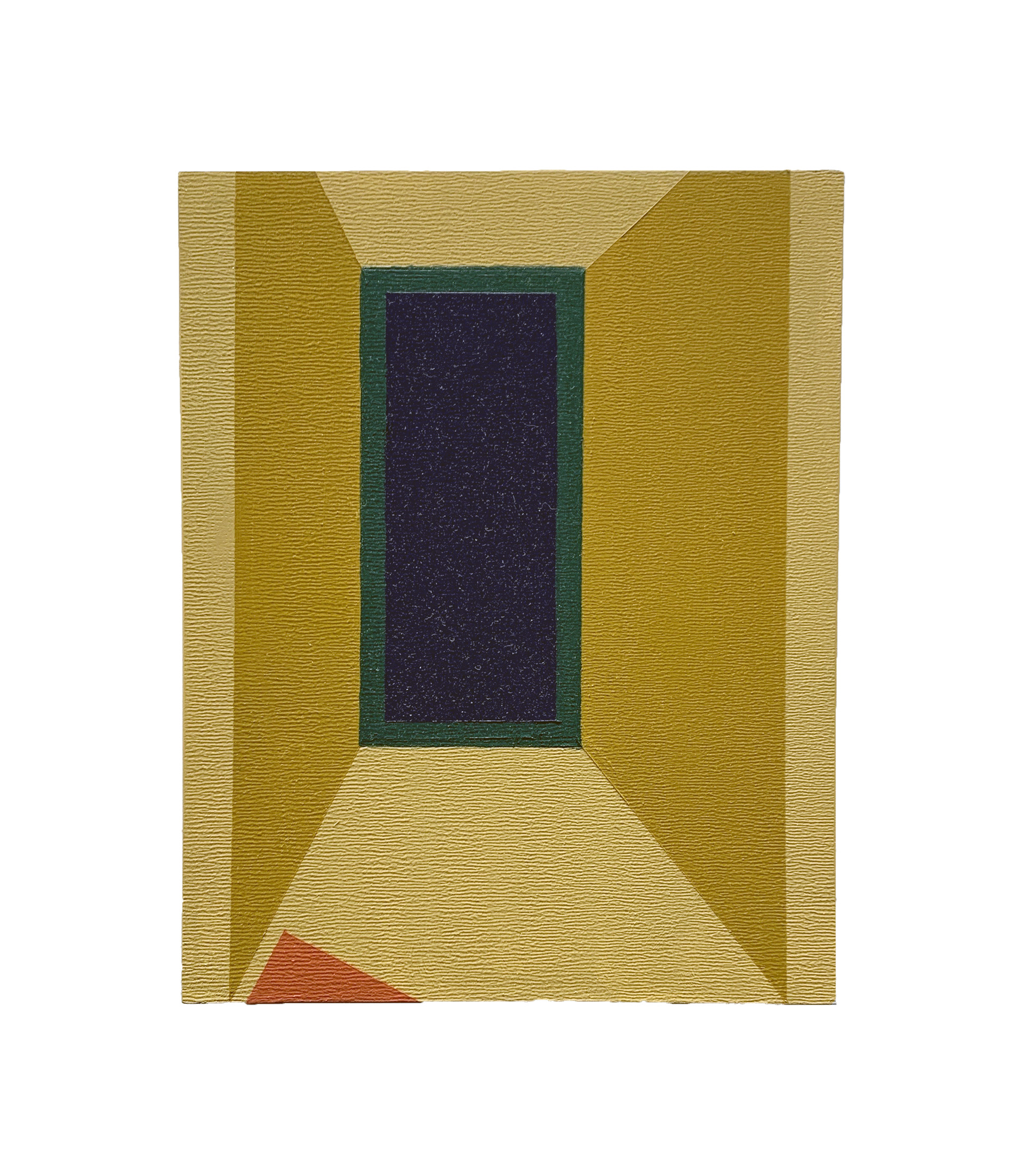 Untitled (Florence), 2022. Acrylic on wood block, 8 x 10 inches.