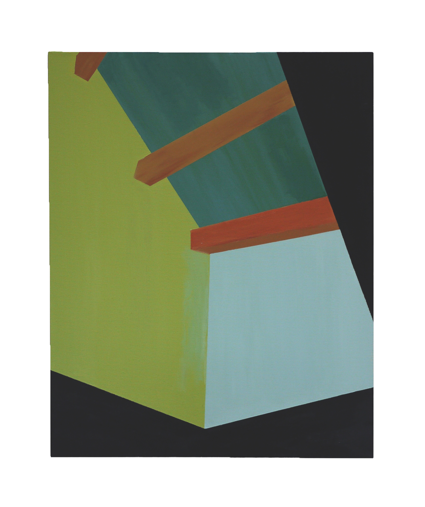 Skylight, 2021. Acrylic on canvas, 24 x 30 inches.