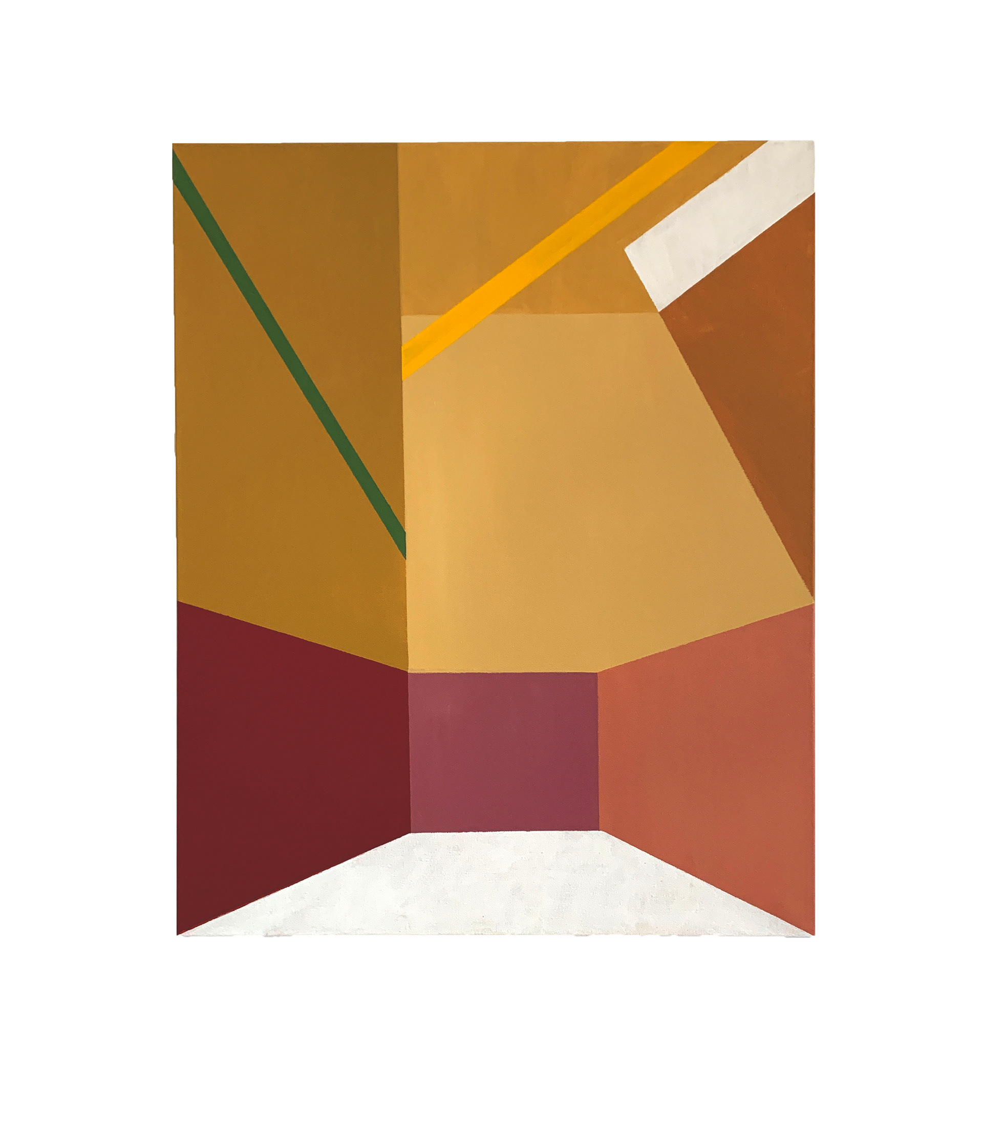 Untitled, 2021. Acrylic on canvas, 24 x 30 inches.