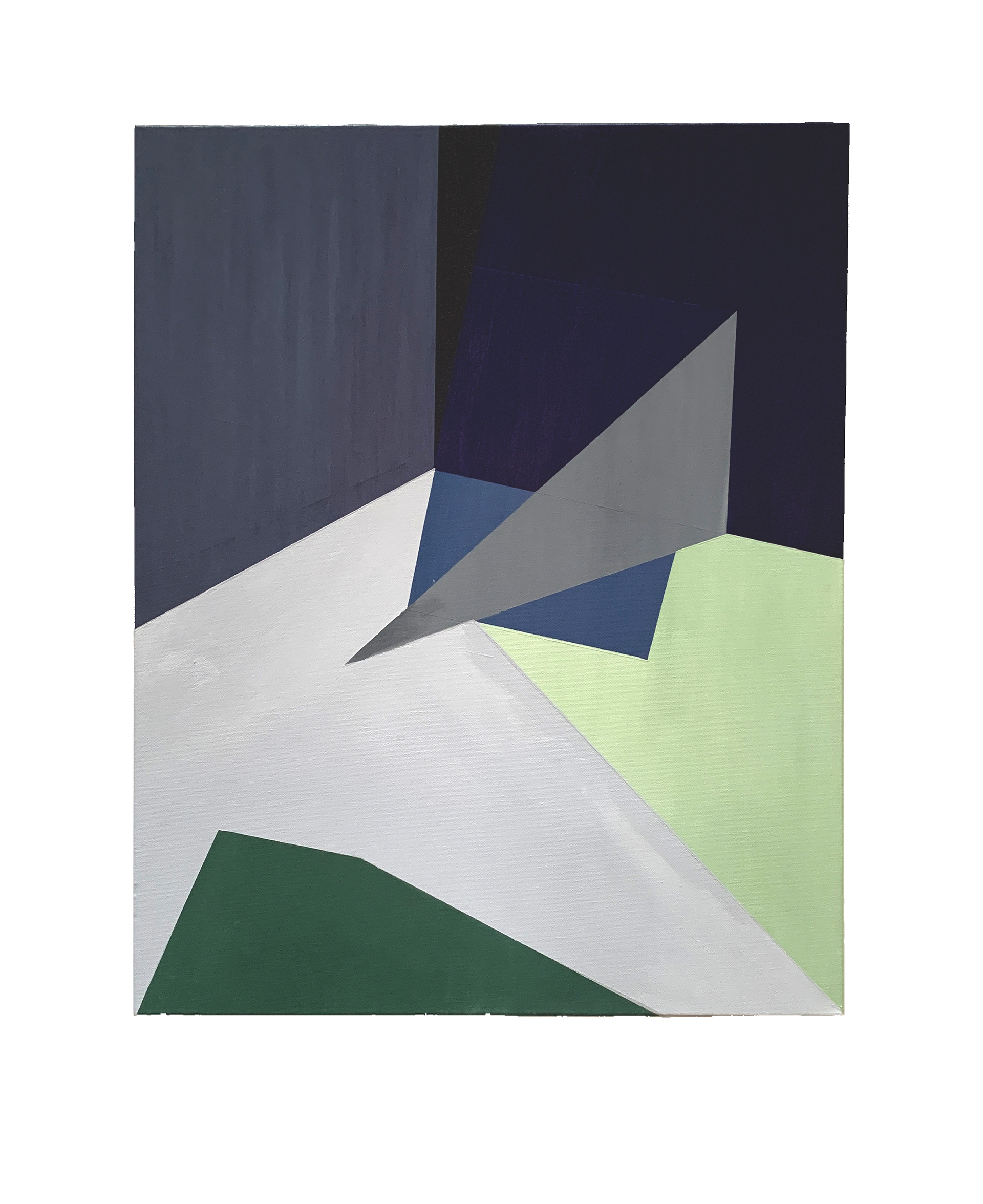 Untitled, 2021. Acrylic on canvas, 24 x 30 inches.