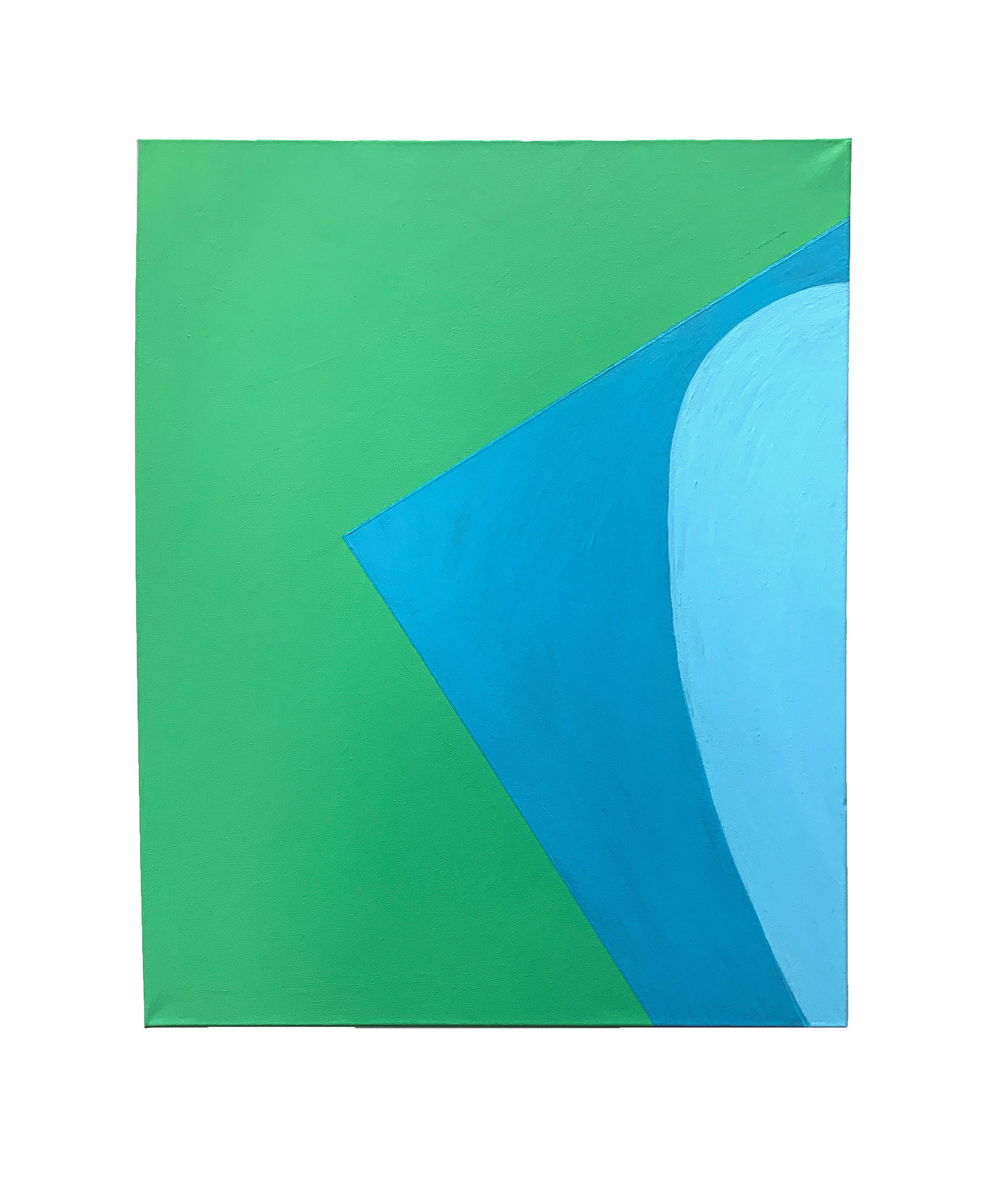 Untitled, 2021. Acrylic on canvas, 24 x 30 inches.