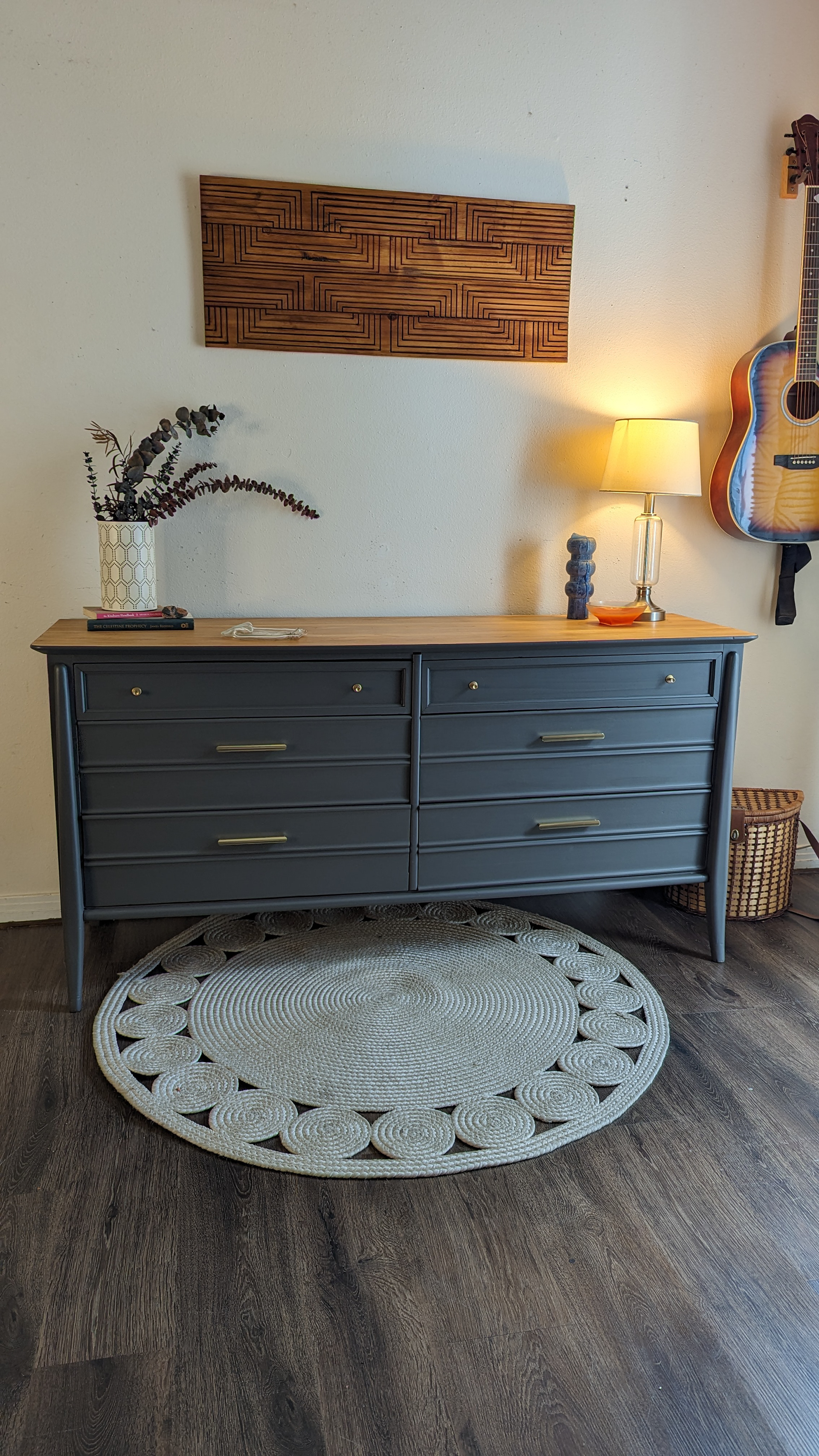 Vintage 6 Drawer Dresser