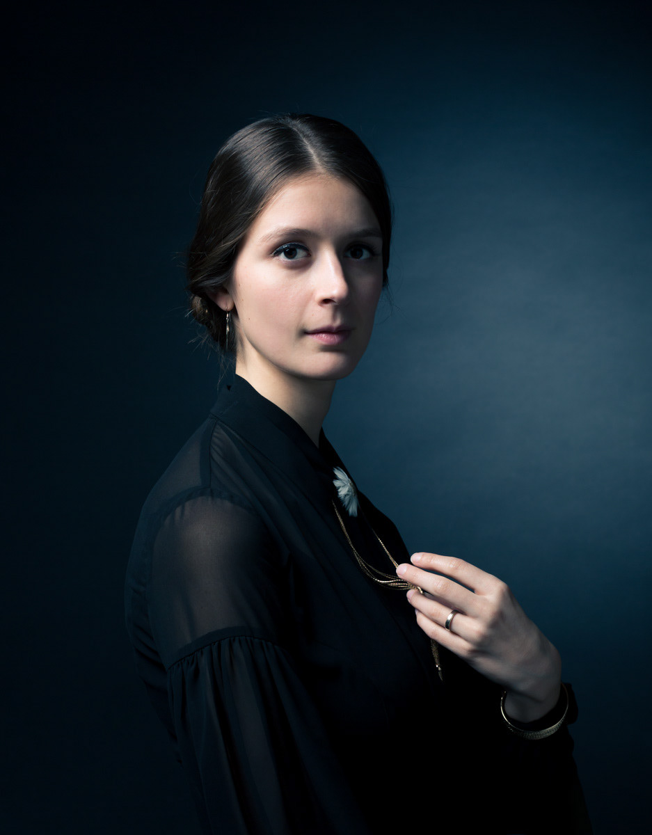 Portrait of a woman inspired by paintings