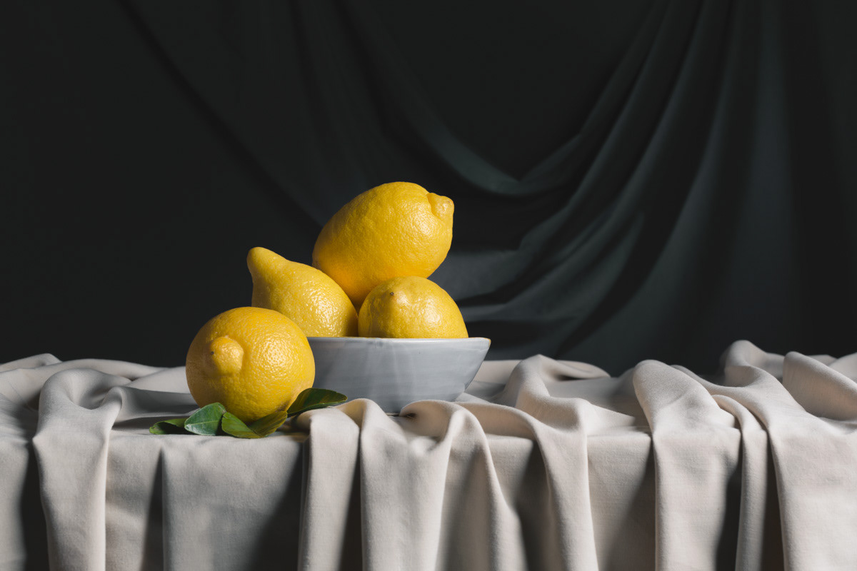 Classic still life with the fruits