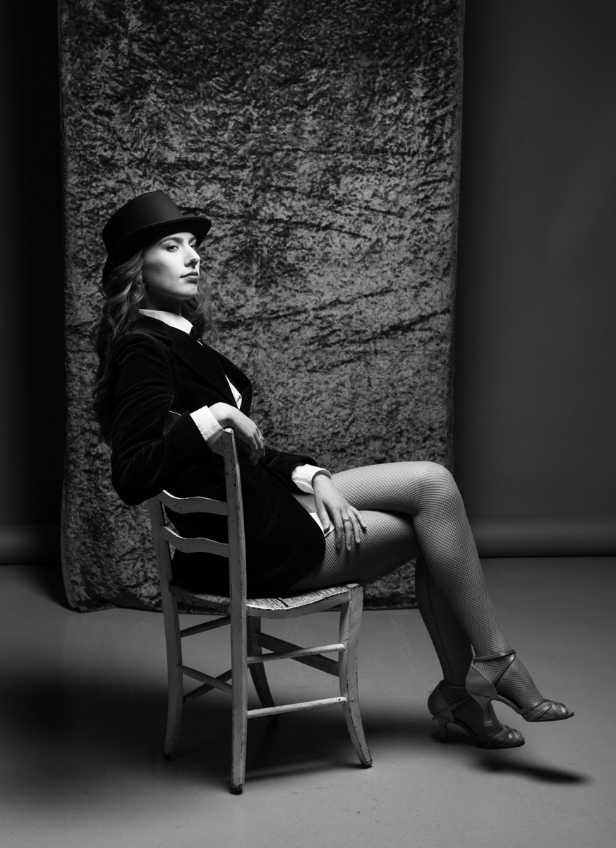 Portrait of a cabaret dancer