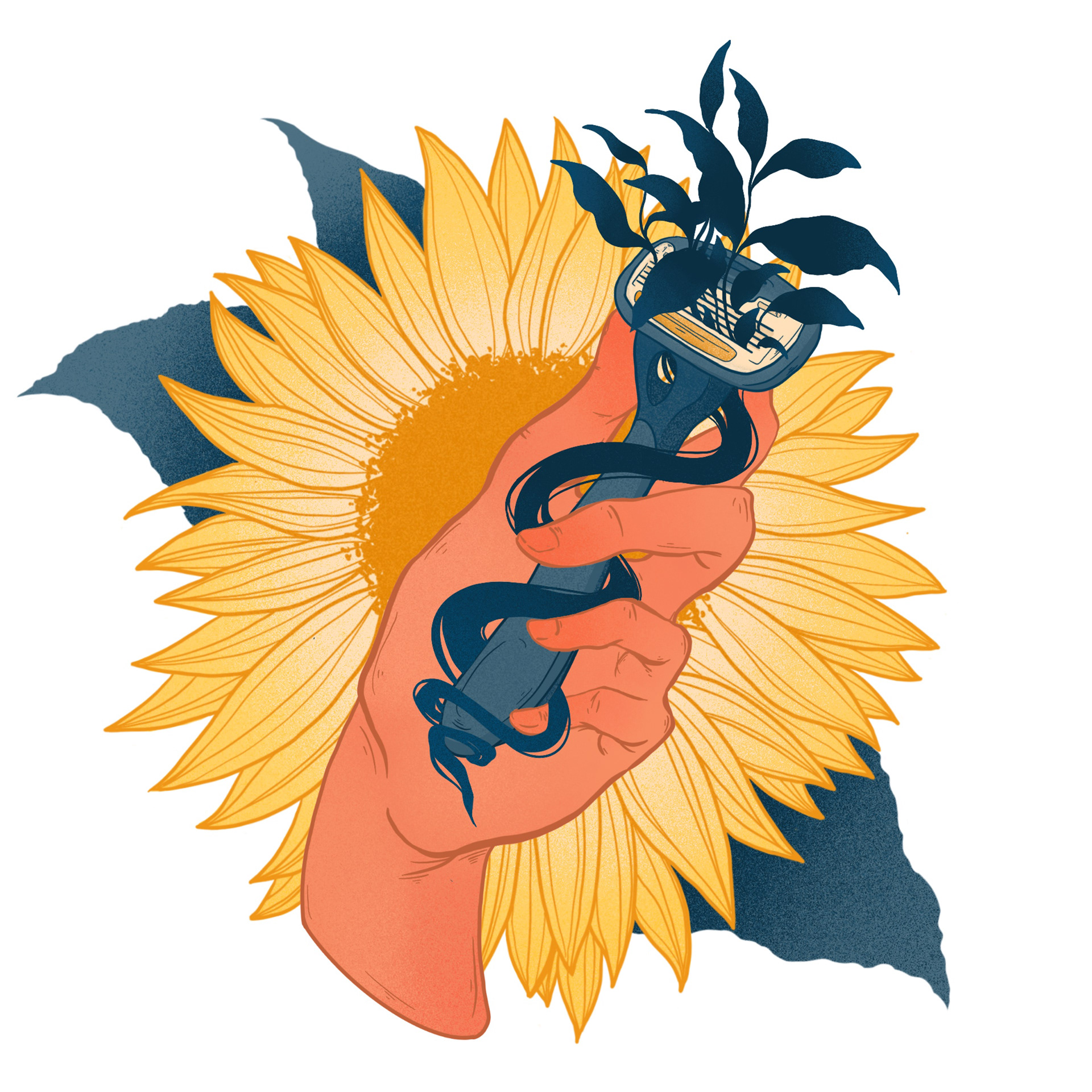 Spot Illustration for Body Hair, Don't Care. (2019)