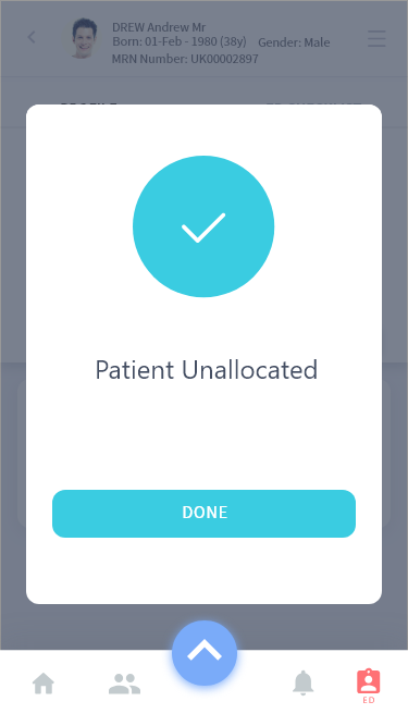 Patient Unallocated