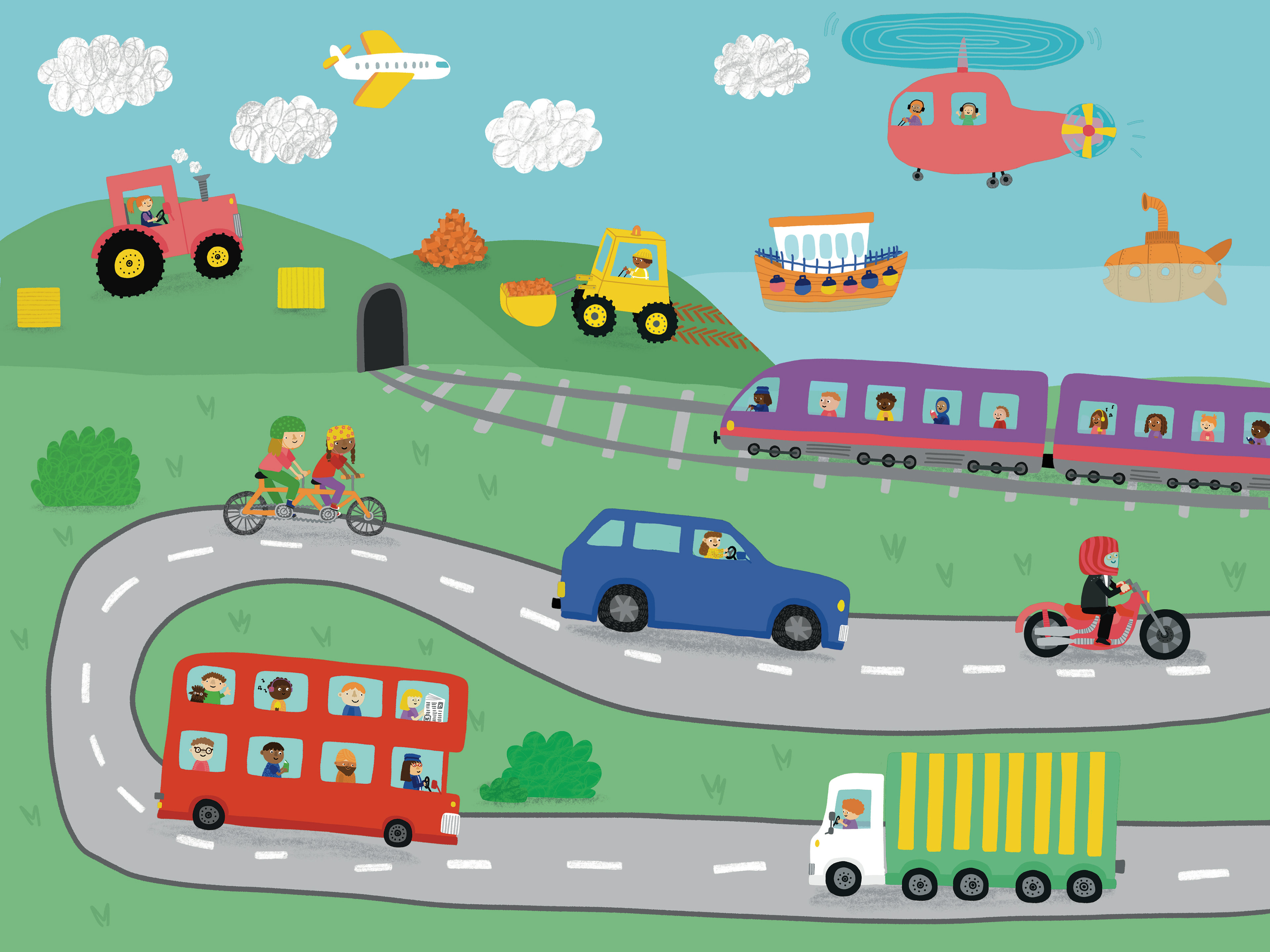 'A Case of Cool Vehicles' © Sweet Cherry Publishing
