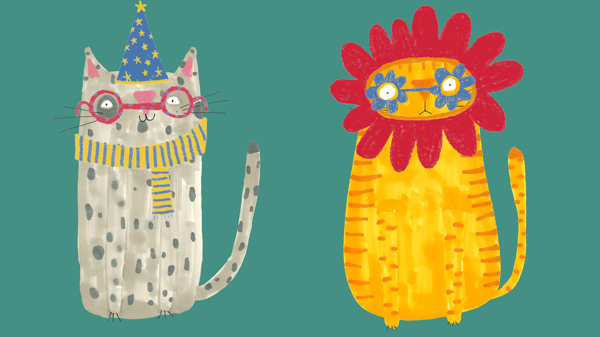 A page from my university project book 'How NOT to Look After Your Cat'