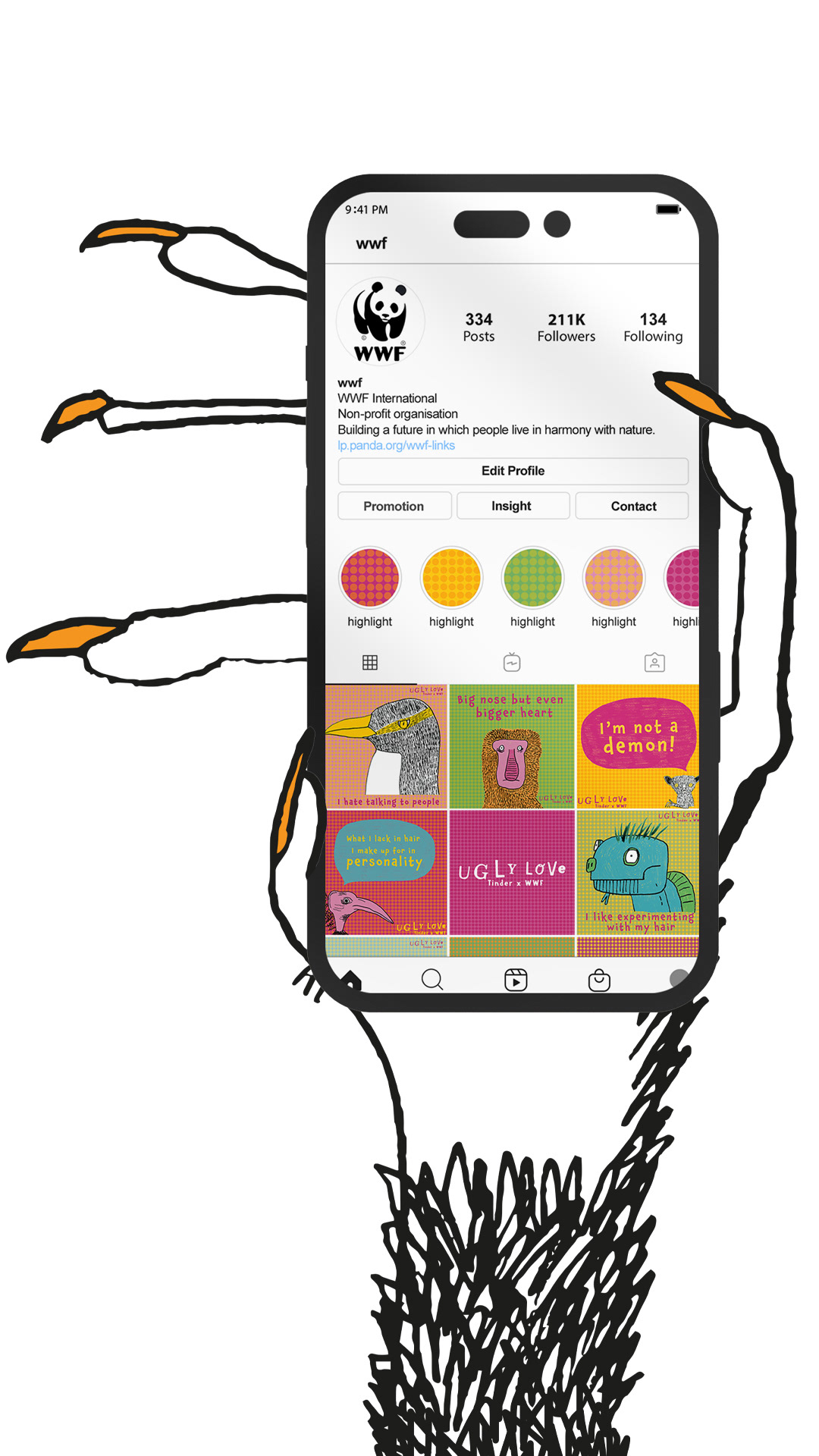 Part of a university project 'Ugly Love'