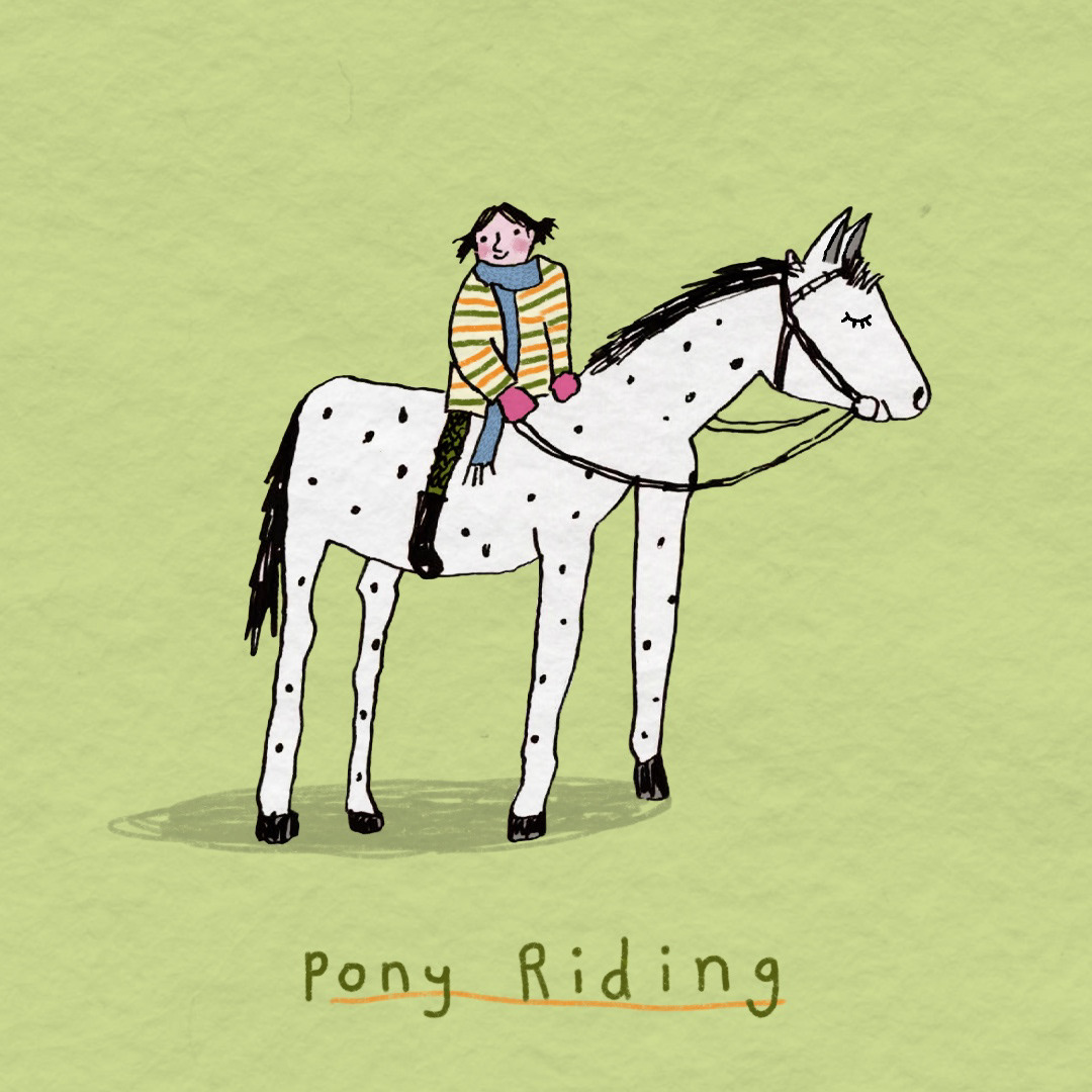 Pony Riding illustration