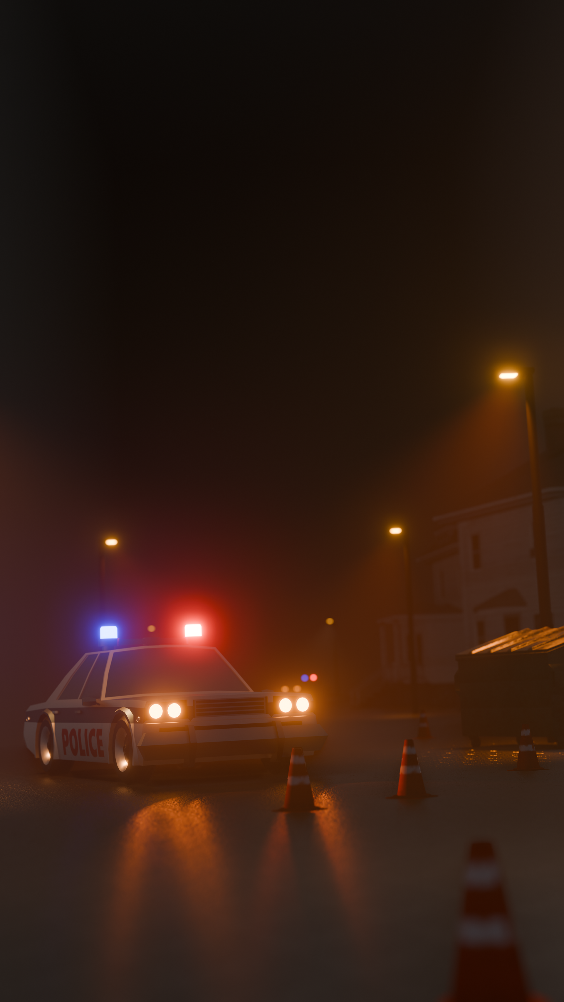 Escena 3D creada en Blender