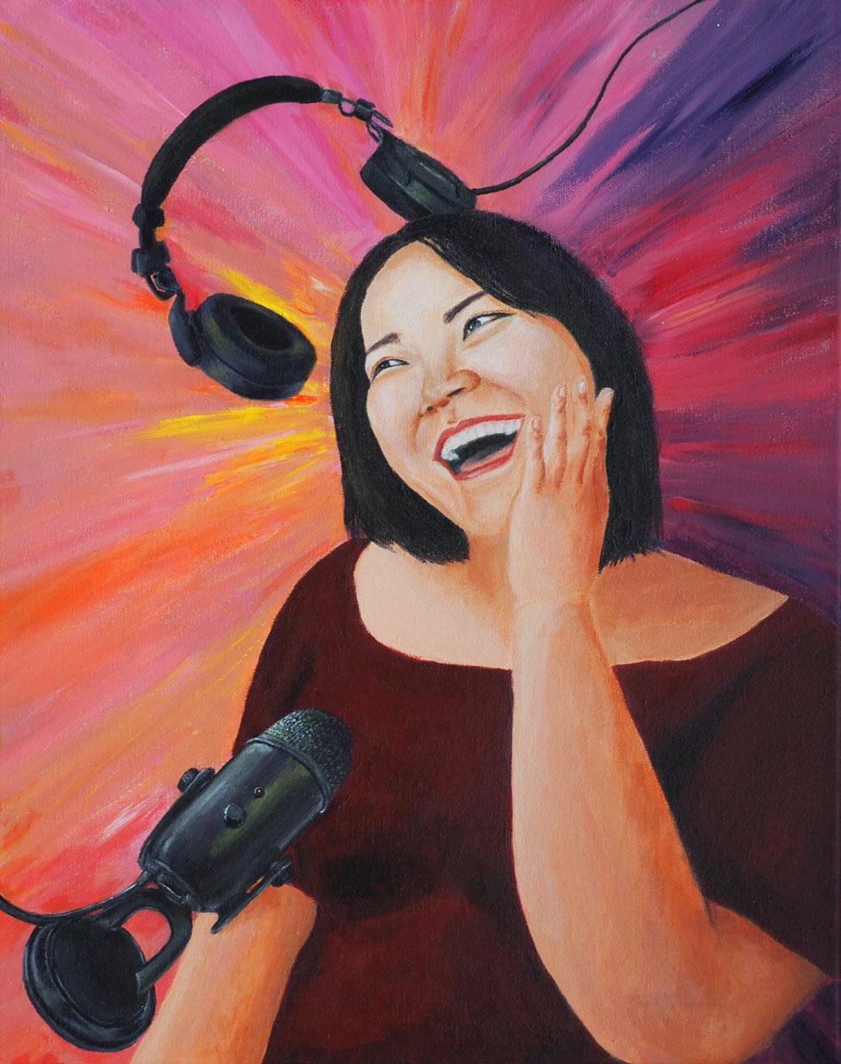 Jennis-Hsu-by-Nicole-Lin-Acrylic-on-canvas-40.6-x-50.8cm