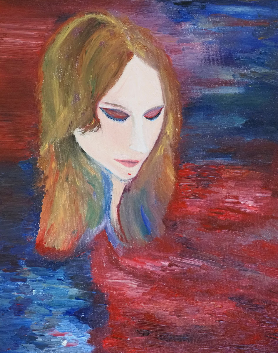 Victoria - Synethesia oil on canvas 40x50cm - 