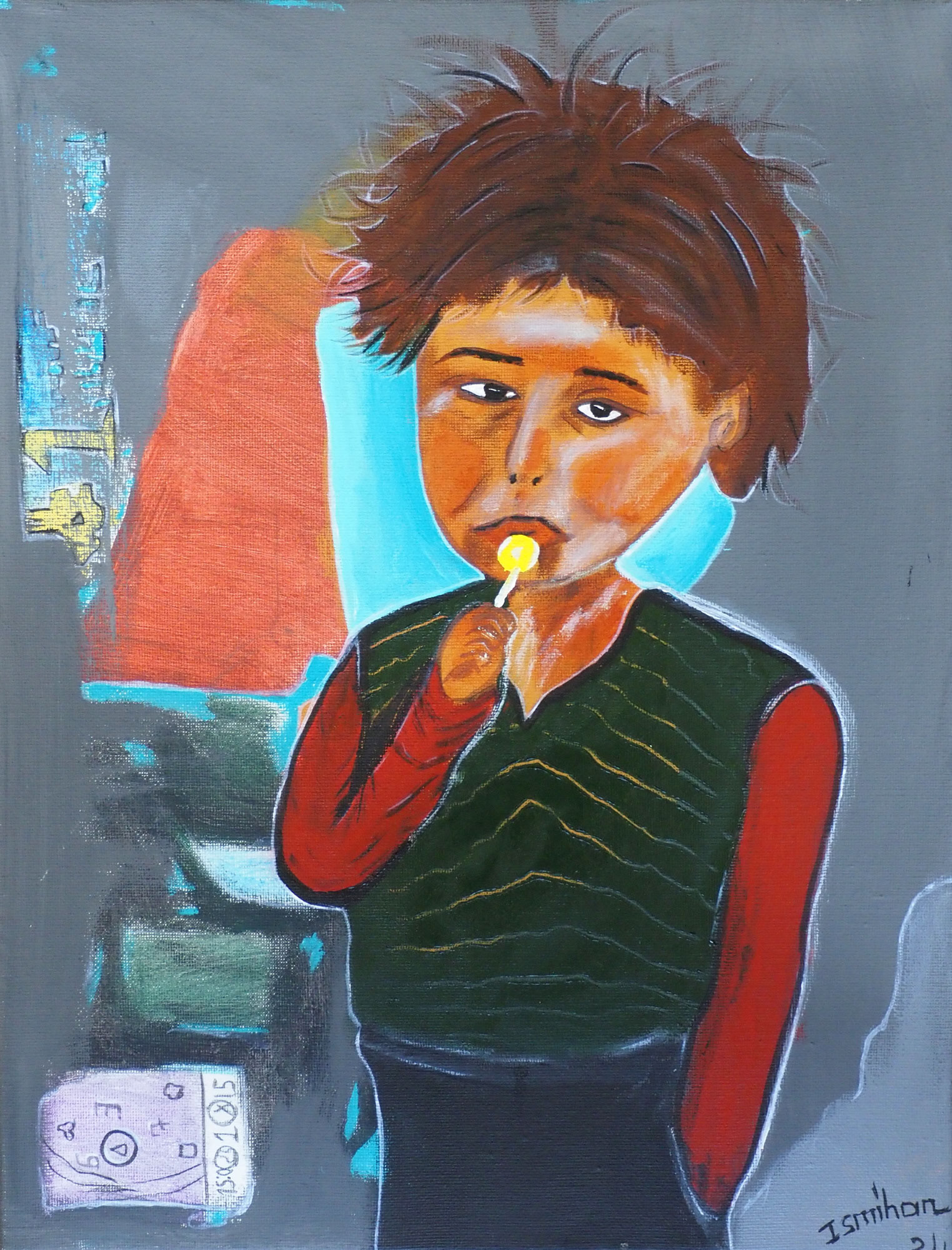Kids by Ismitsan - Acrylic on canvas 30x40cm