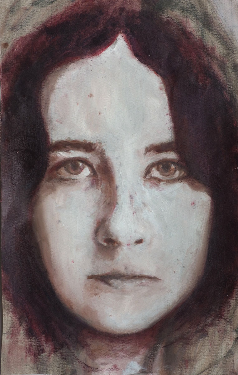 Sister-by-Jaz-Scopel-oil-on-linen-44-x-28cm