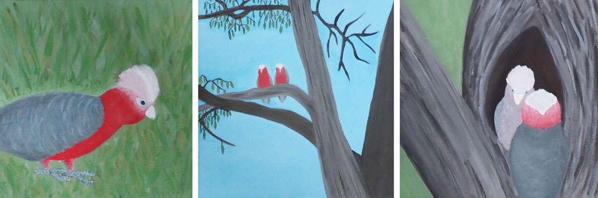 Love-and-Loyality-Gouache-on-canvas-board-by-Elsie-G.-8x8in