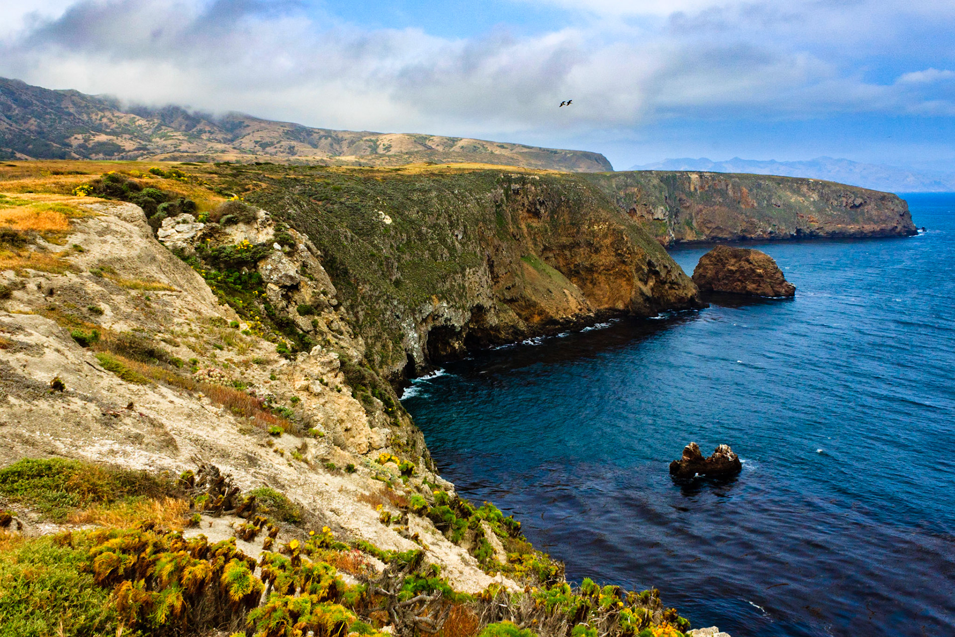 Ocean view from the Cavern Point area.