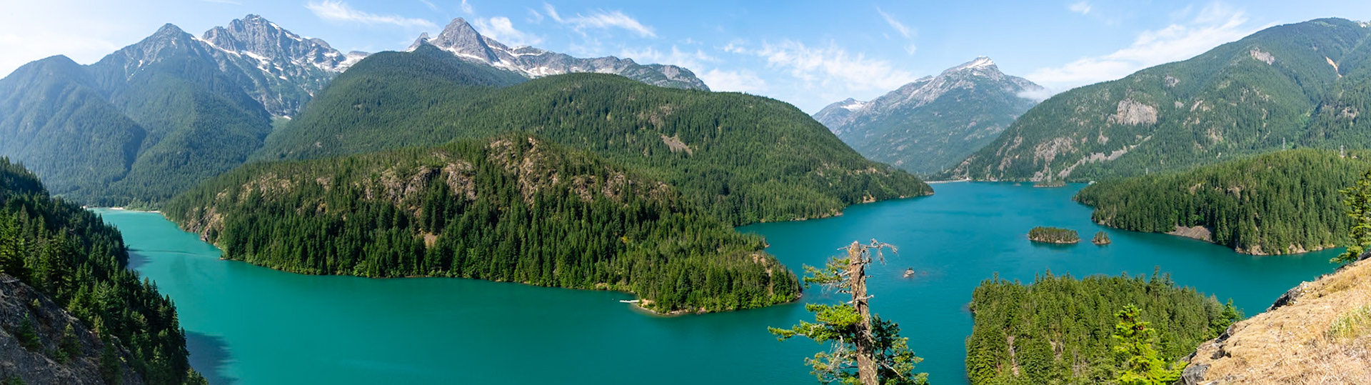 Parnoramic View from Diablo Lake Overlook