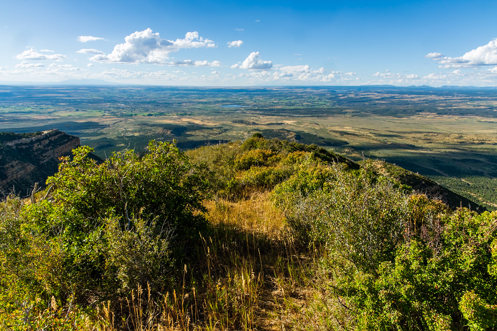 Looking West from Park Point towards Utah.