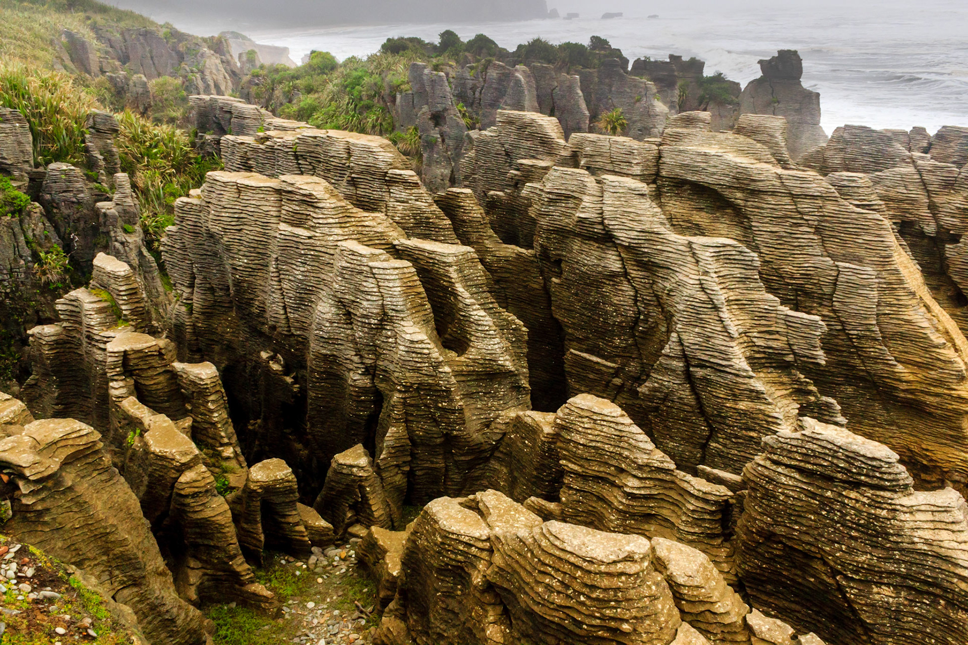 Pancake Rocks in Paparoa National Park.