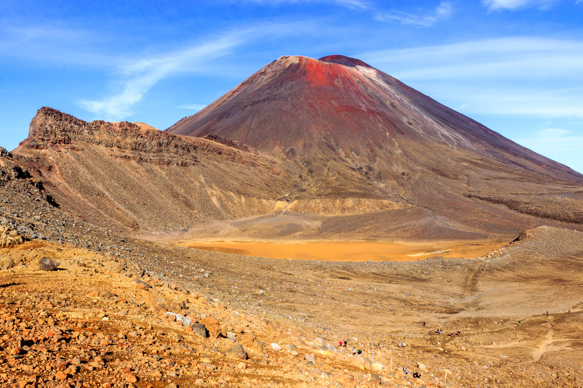 Mount Ngauruhoe that inspired Mount Doom in Lord of the Rings.