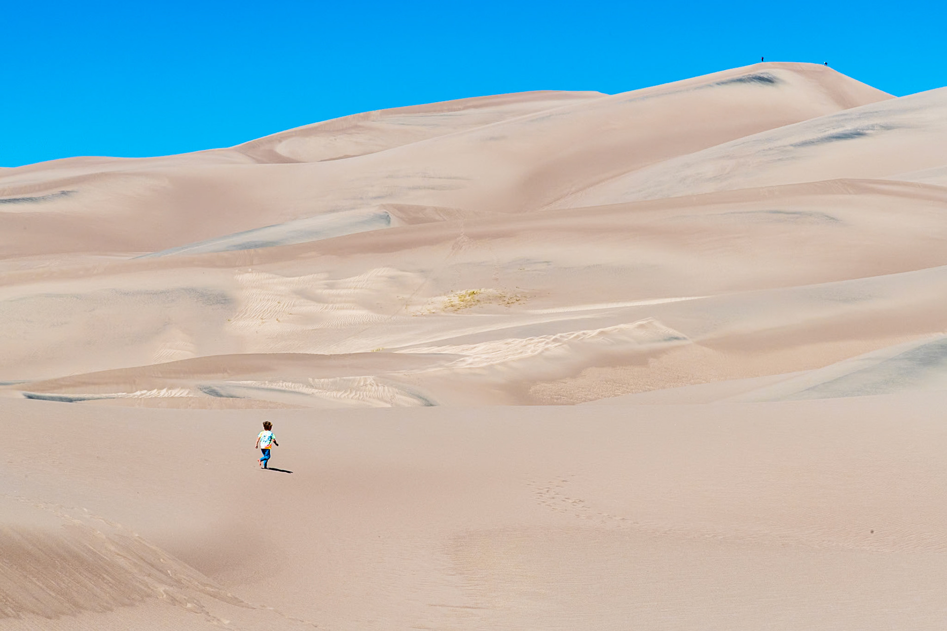 Sand Dunes above Medano Creek