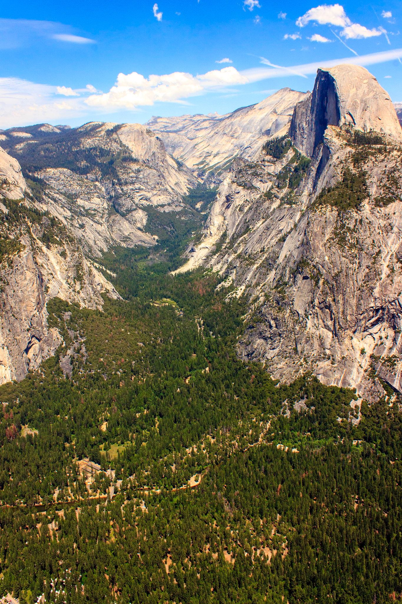 Half Dome and Tenaya Canyon from Glacier Point
