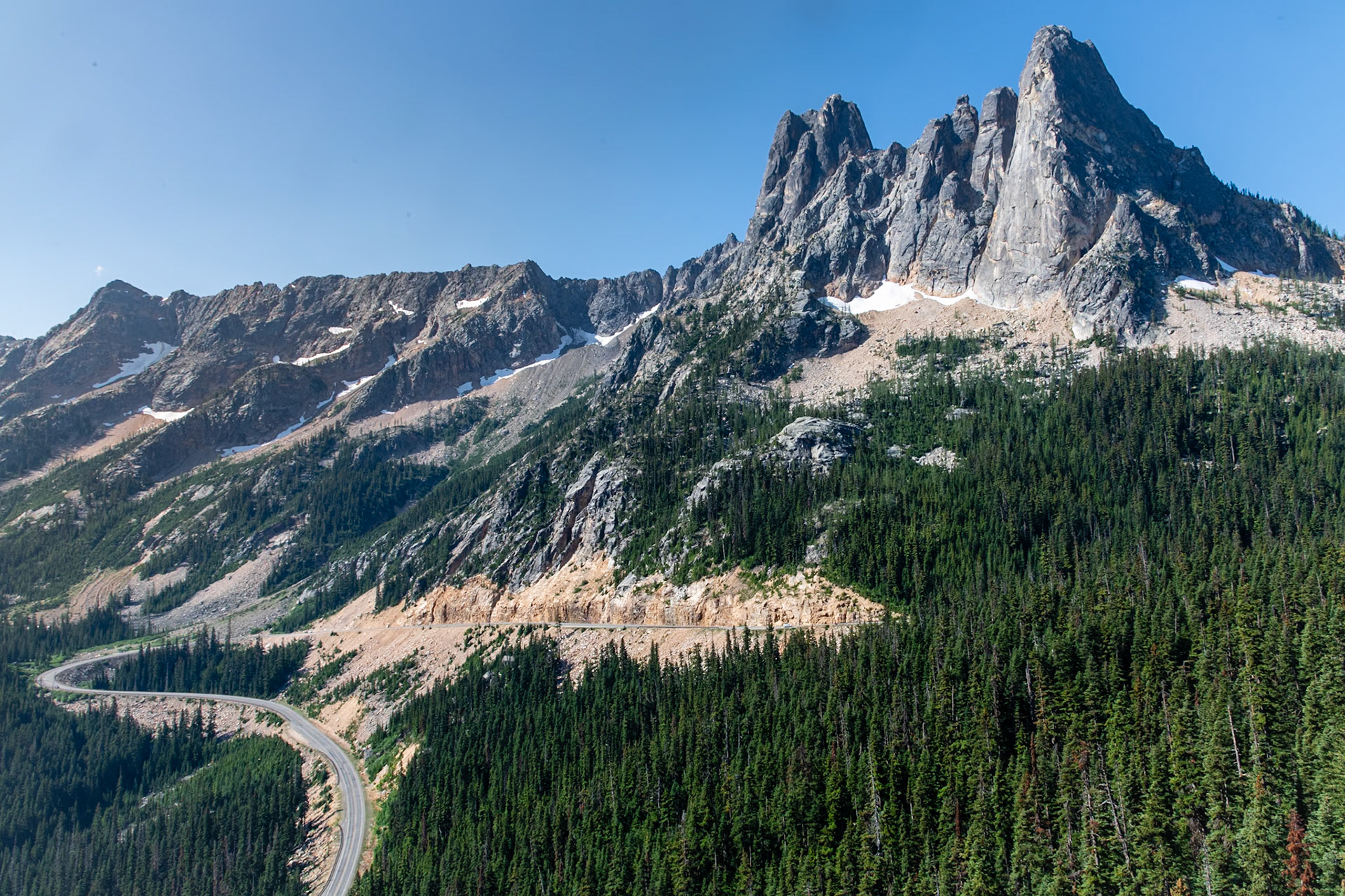 Early Winters Spires from Washington Pass Observation Site