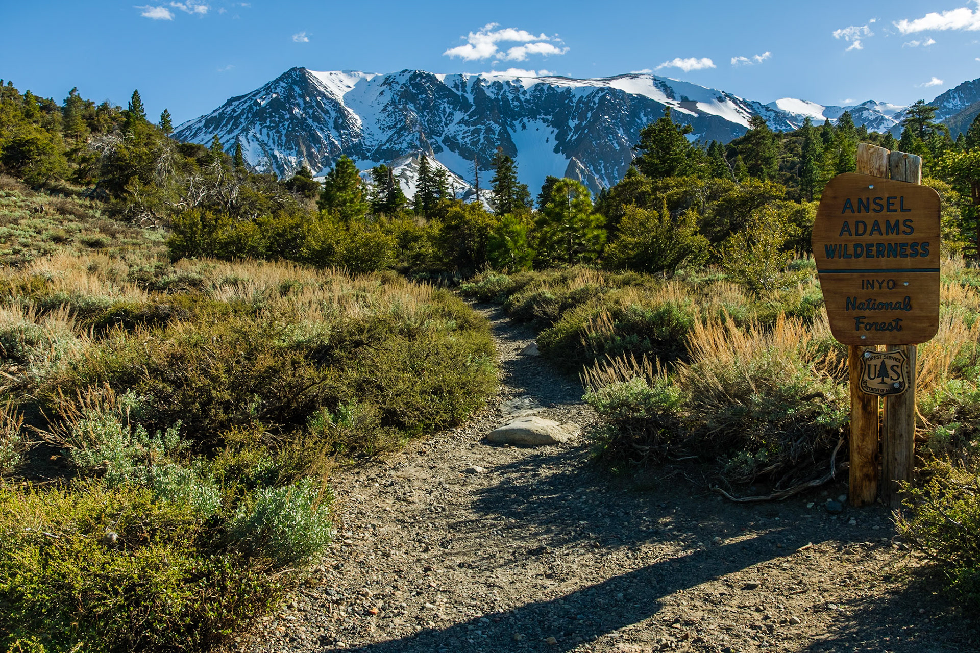 Looking back towards Parker Lake.