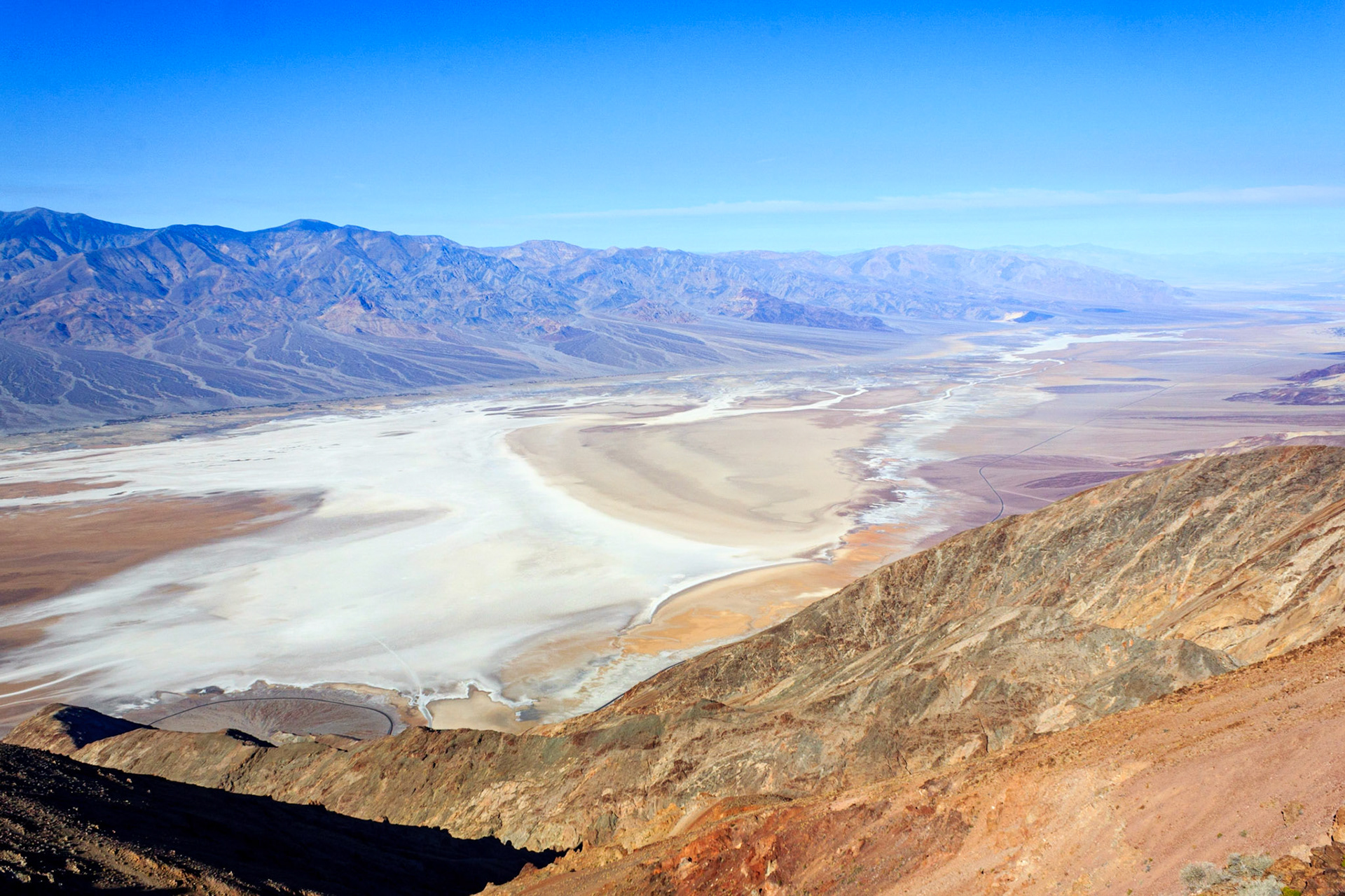 Badwater Basin from Dantes View