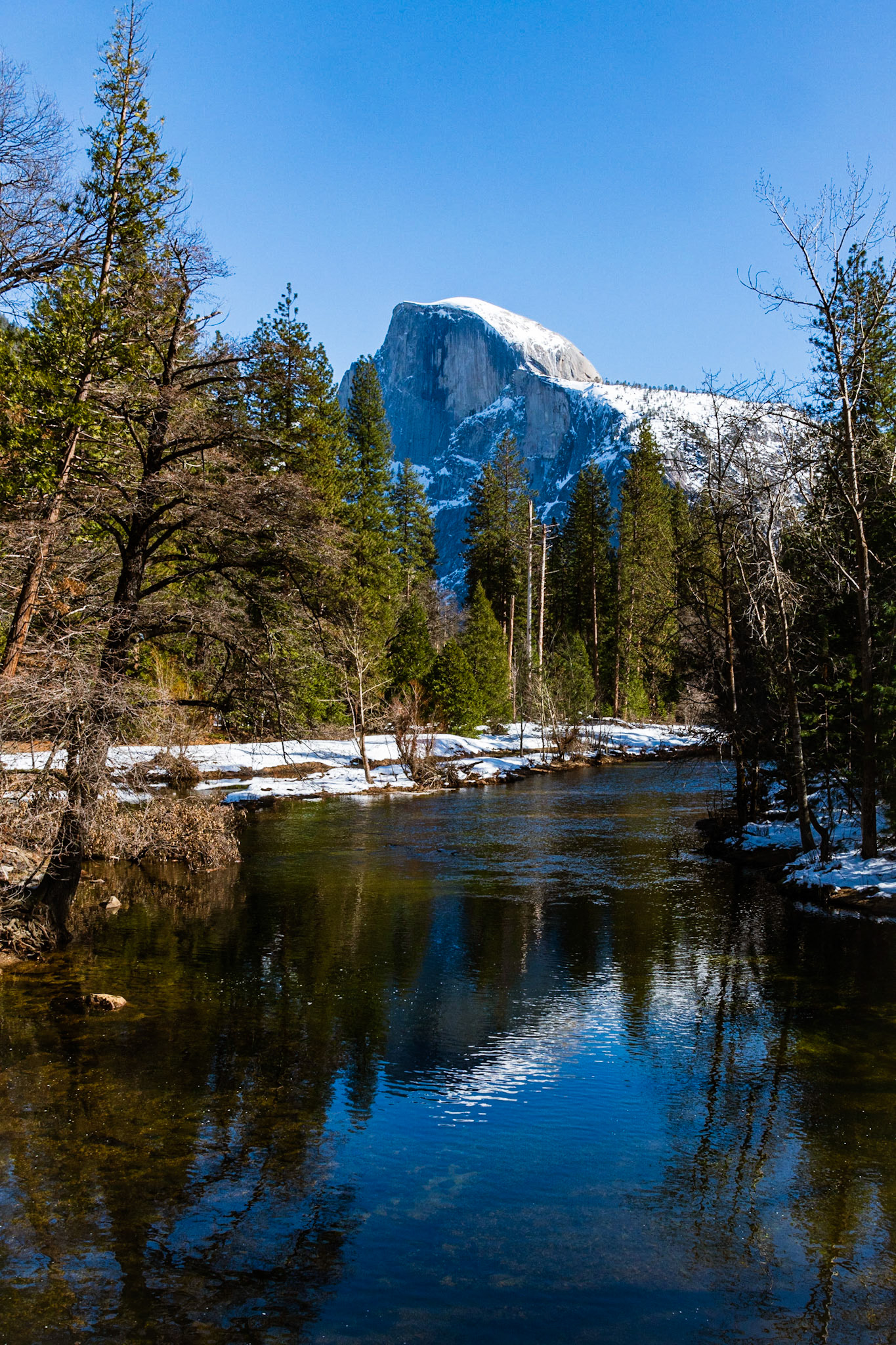 Half Dome and the Merced River