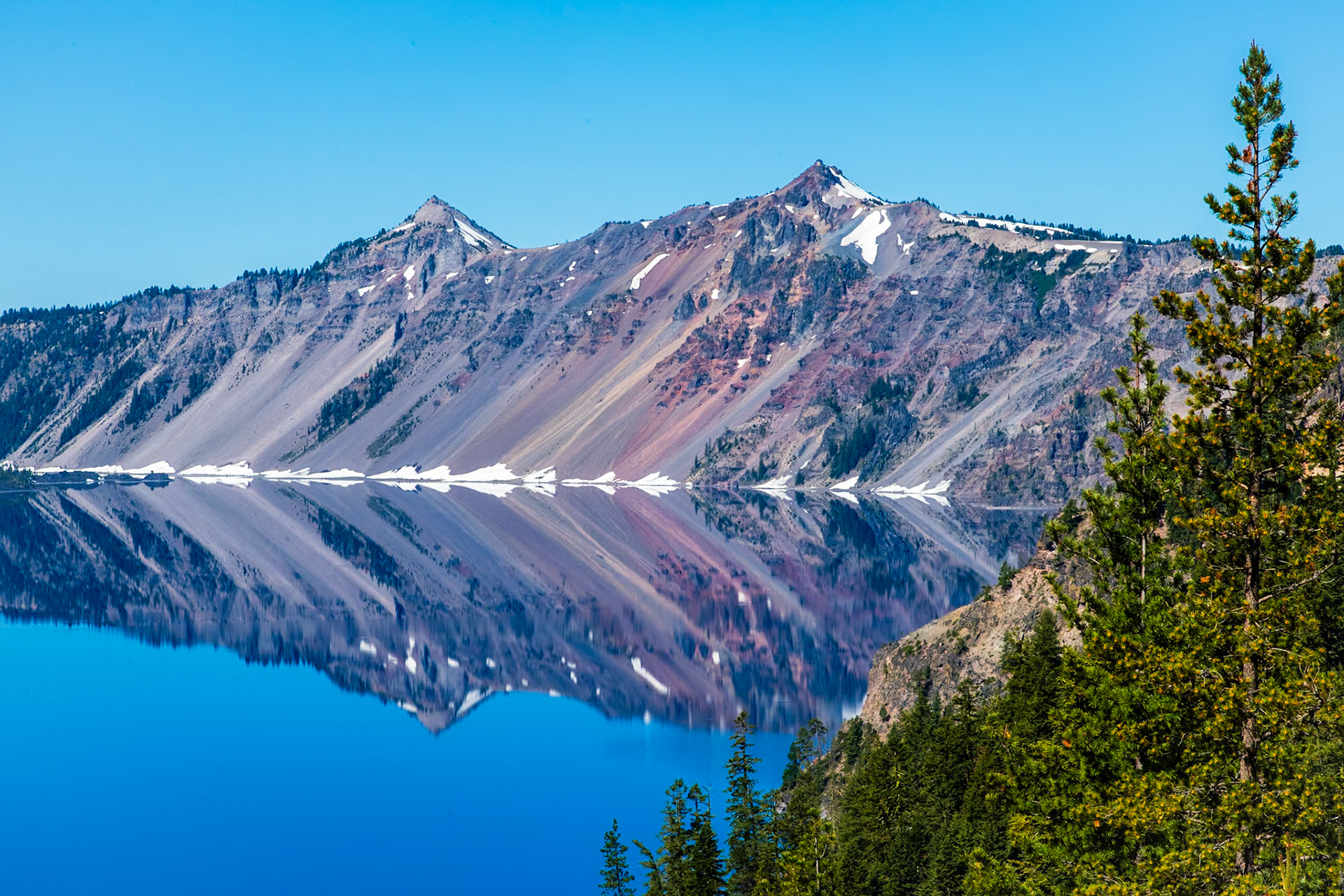 Crater Lake from Cleetwood Cove Trail