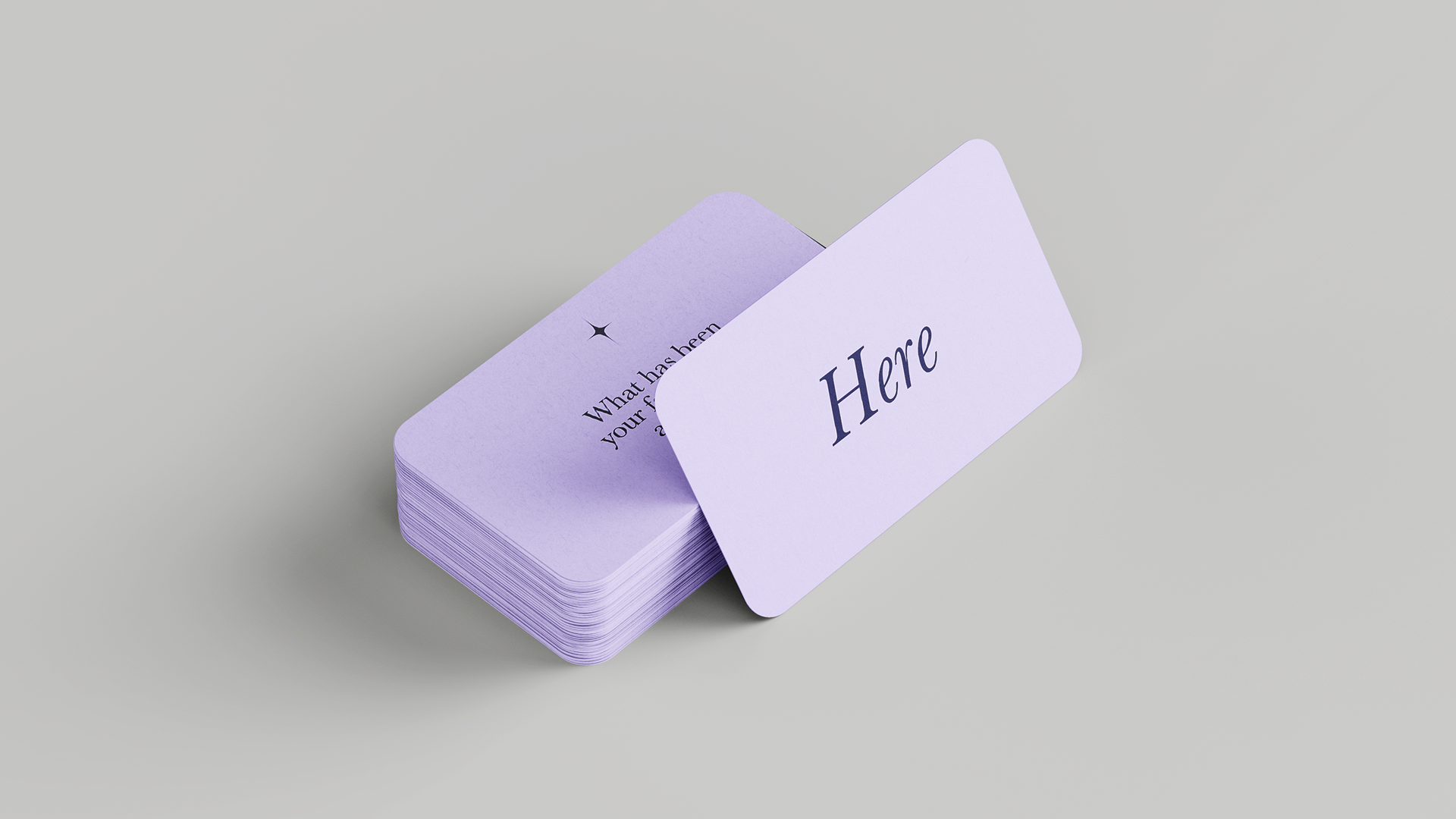Conversation cards