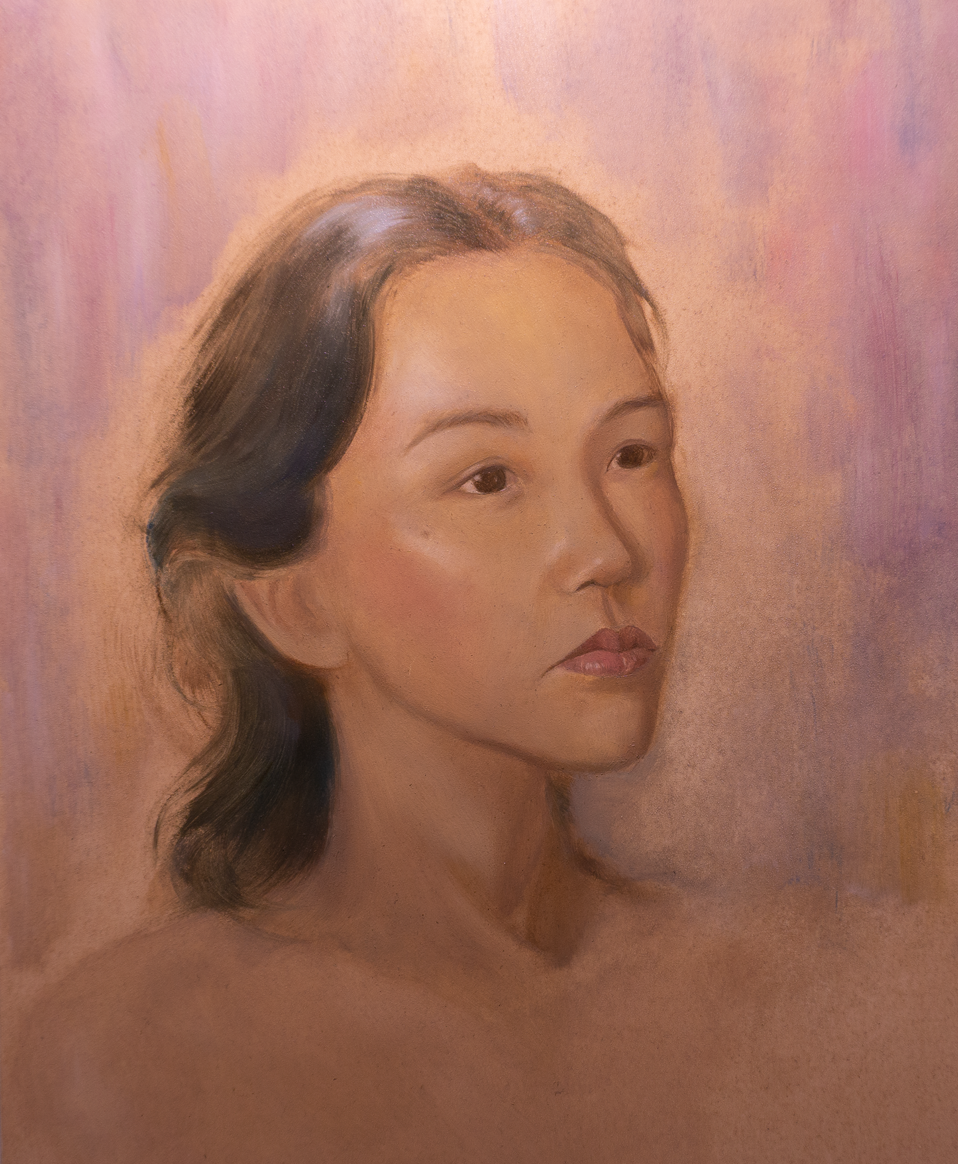 Self Portrait Sketch (oil)