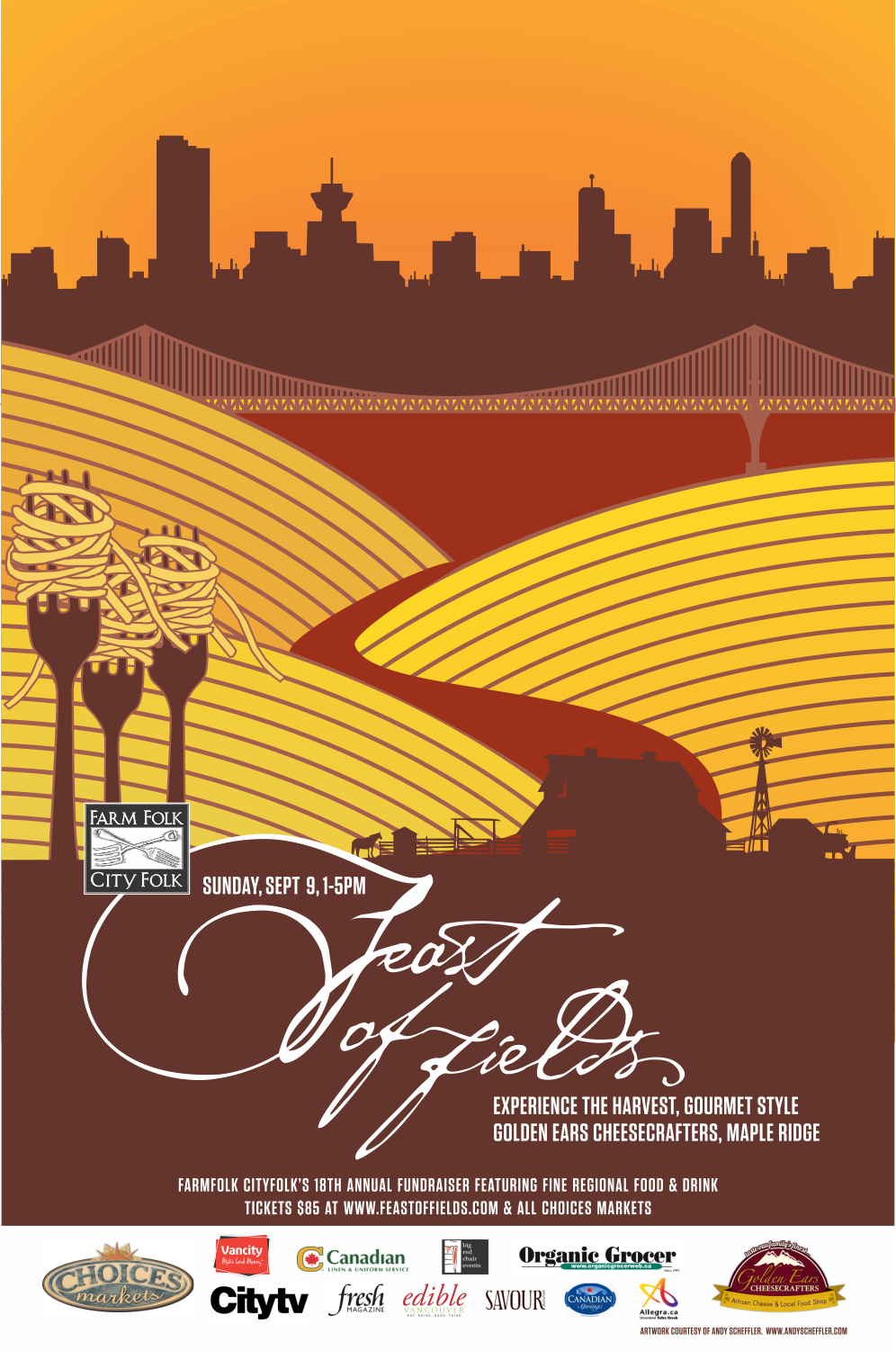 Poster for Feast of Fields culinary experience