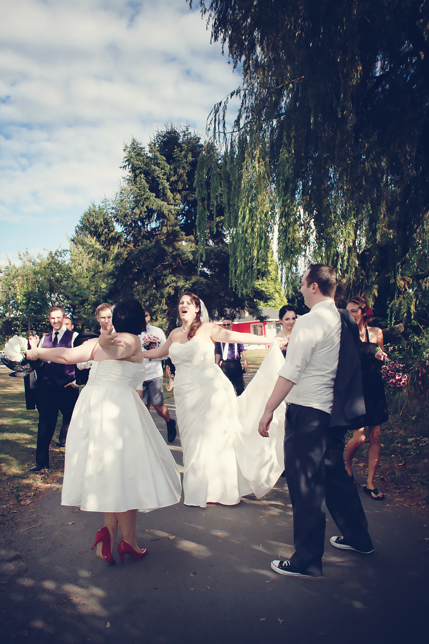 My bride met another bride!