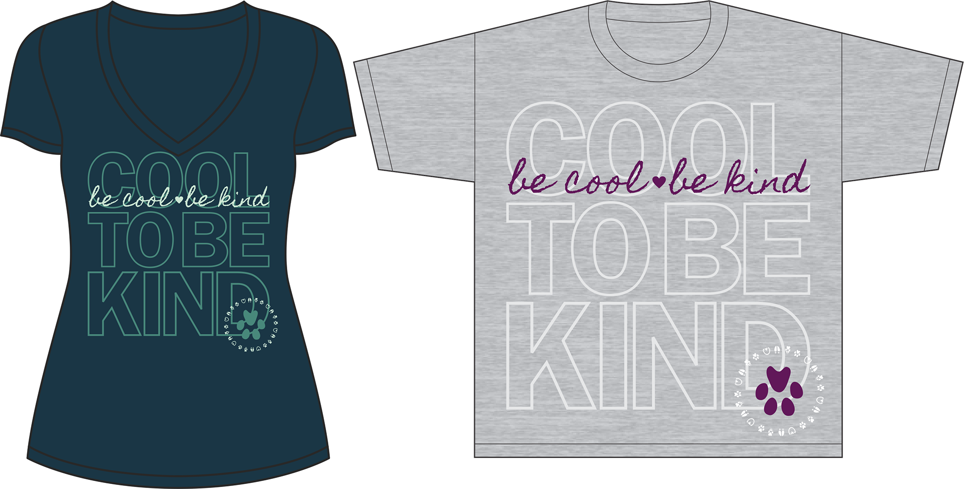 Shirts for a UK animal fundraising charity